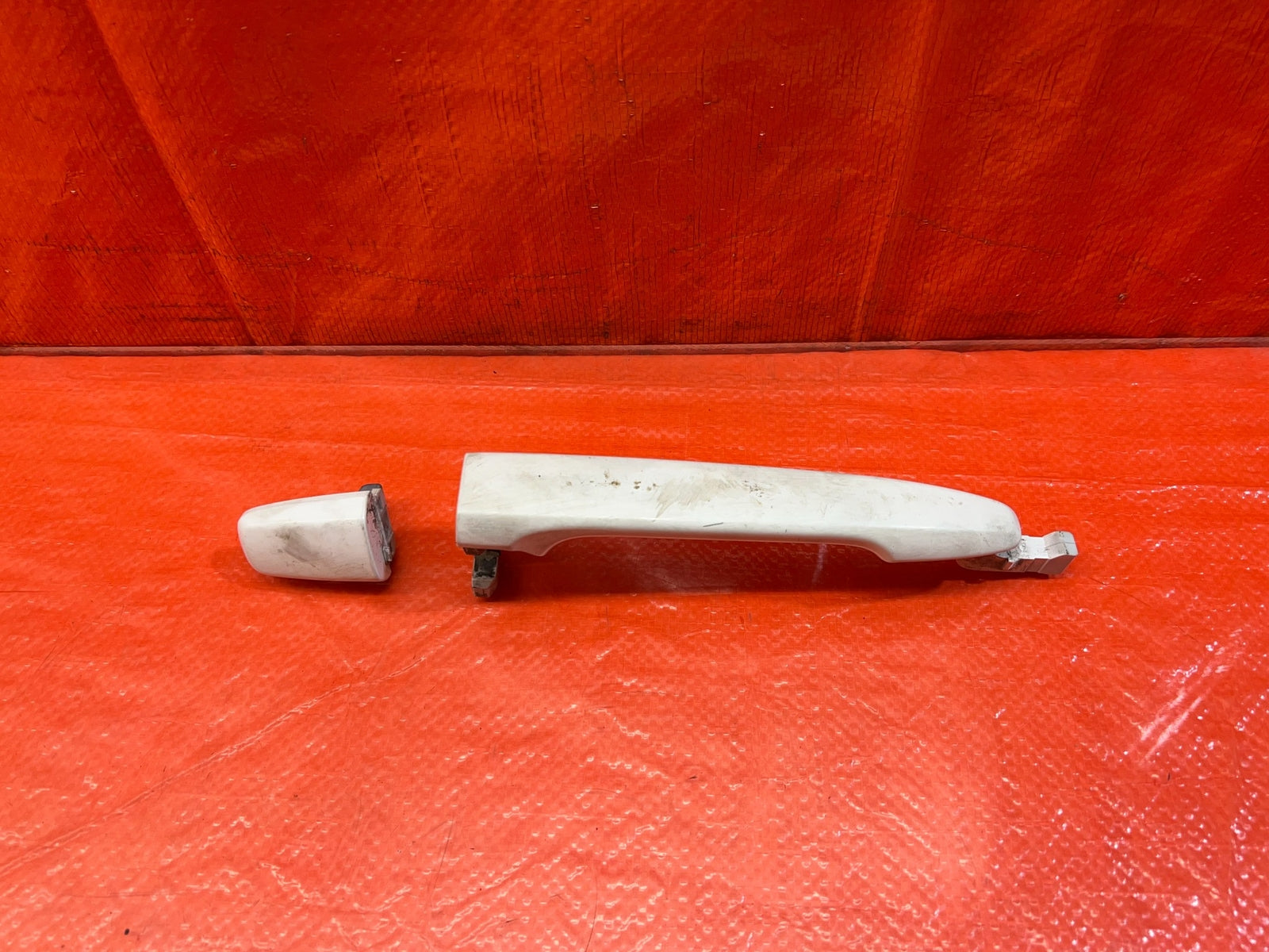 08 15 LANCER EVOLUTION X EVO 10 GSR   LEFT REAR   EXTERIOR DOOR HANDLE   OEM 1750