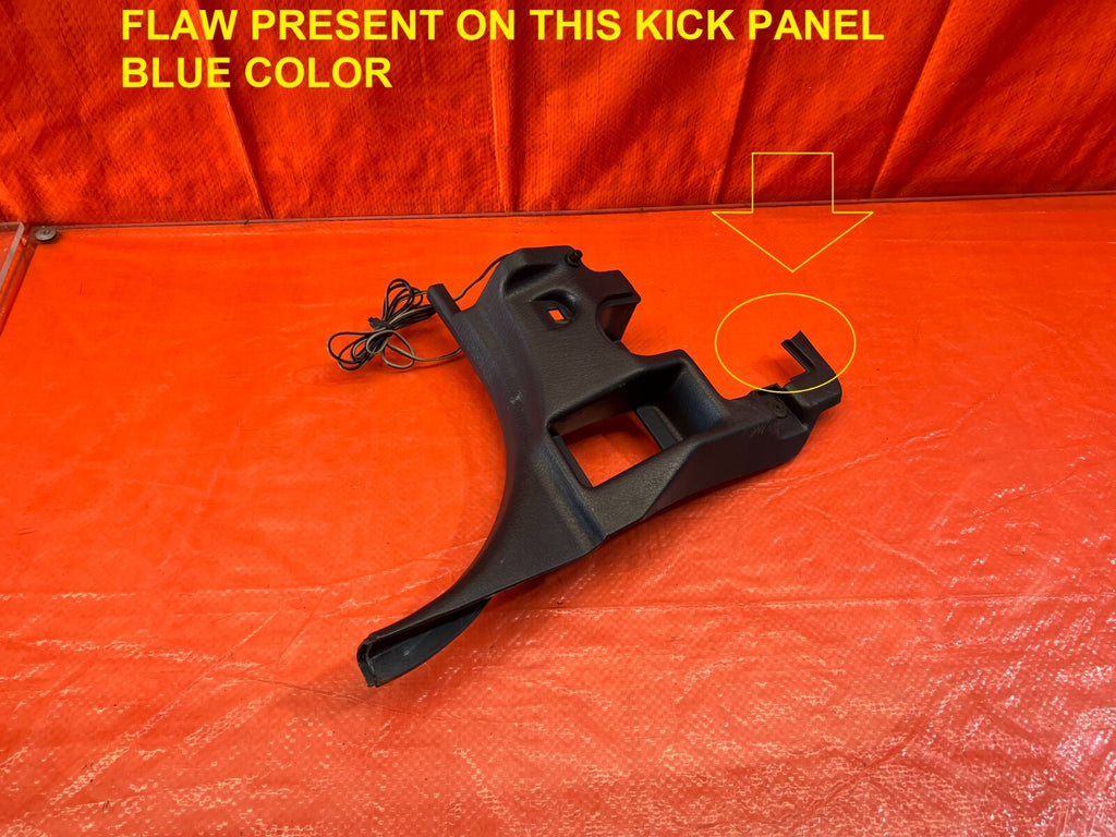 90 91 ACURA INTEGRA 2D   KICK PANEL   DRIVER LEFT SIDE   BLUE COLOR   OEM FACTOR0
