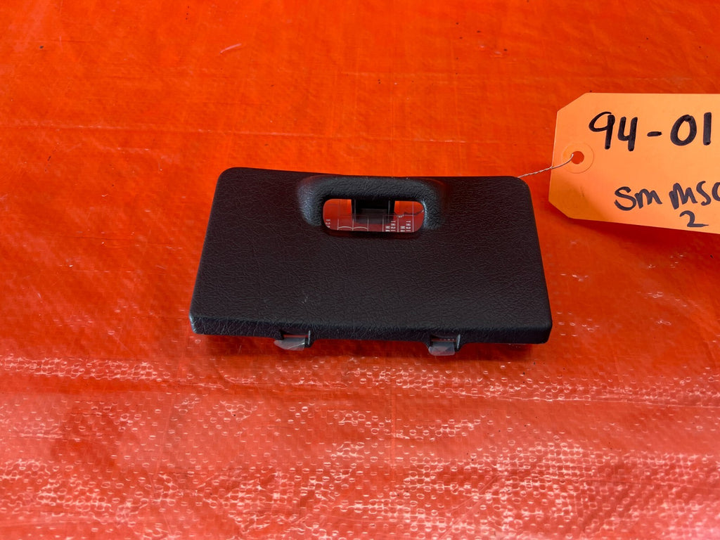 94 01 ACURA INTEGRA   INTERIOR FUSE BOX COVER / SCHEMATIC DIAGRAM BLACK OEM #1343