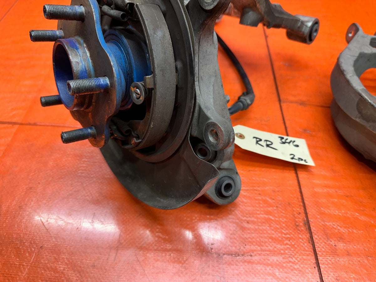 03-08 NISSAN 350Z RIGHT REAR SPINDLE KNUCKLE HUB WITH CONTROL ARMS OEM #3467