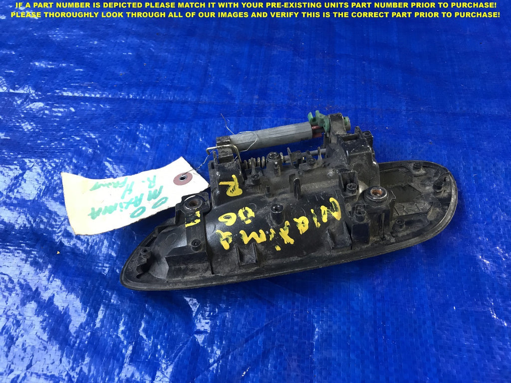 OEM 2000 00 NISSAN MAXIMA PASSENGER RIGHT REAR EXTERIOR DOOR HANDLE  1