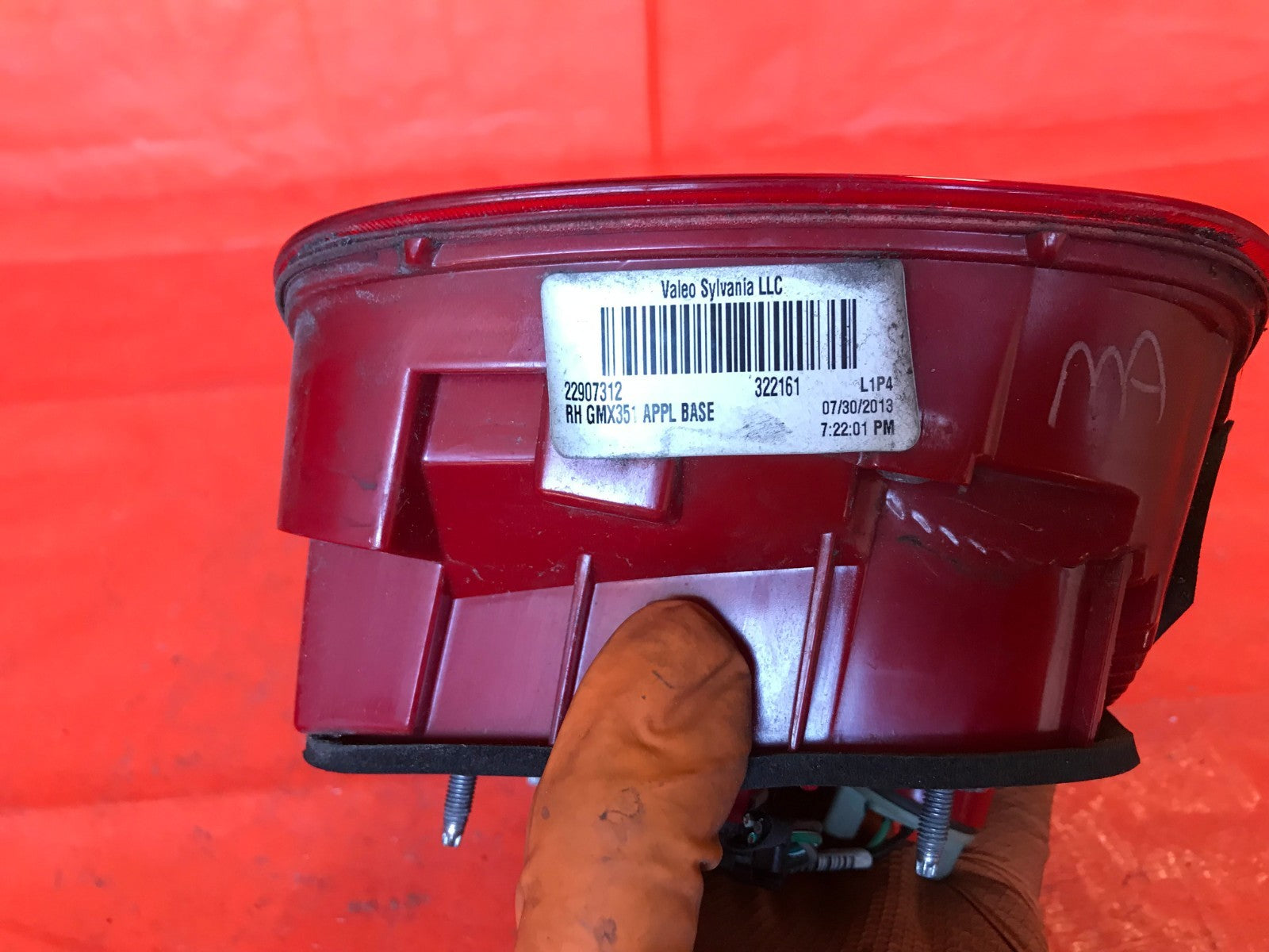 OEM 2013 2014 2015 CHEVROLET MALIBU PASSENGER RIGHT INNER TRUNK TAIL LIGHT LAMP5