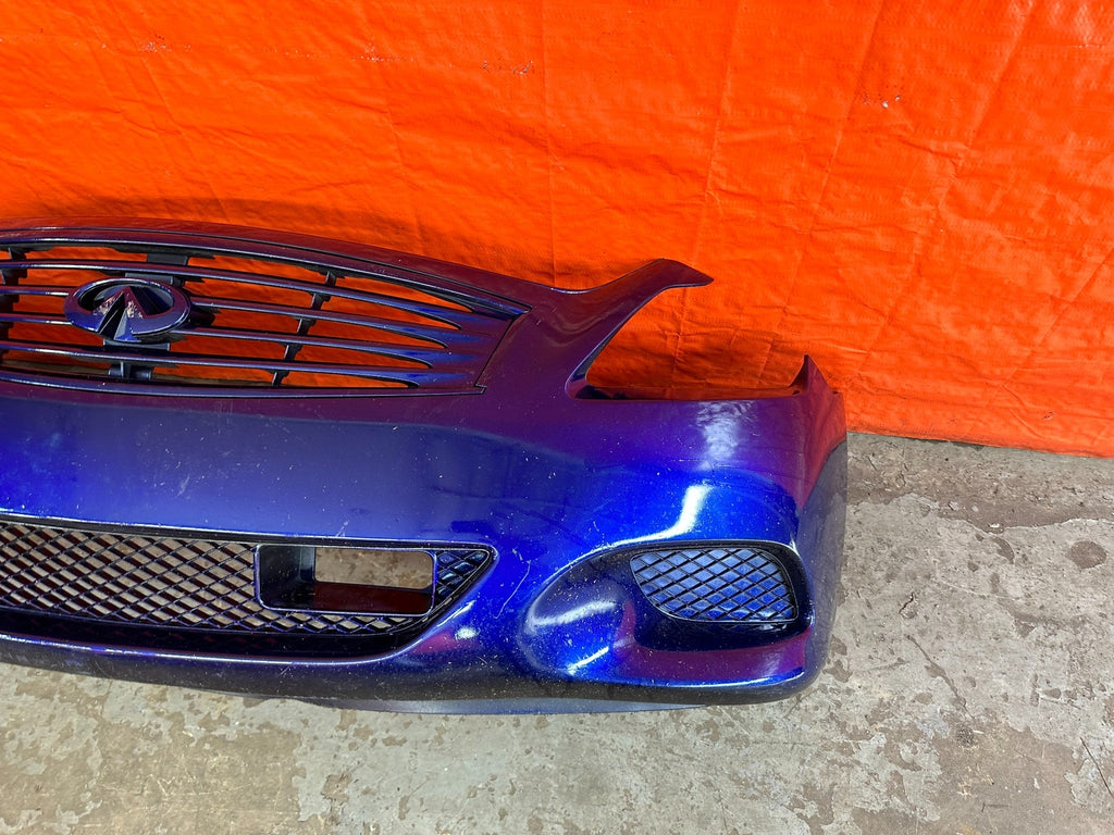 08 15 INFINITI G37 & Q60 COUPE SPORT MODEL   FRONT BUMPER W/ ALL GRILLES OEM 2076