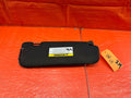 13 16 HYUNDAI GENESIS COUPE   DRIVER LEFT SUN VISOR   W/O SUNROOF BLACK OEM #2190
