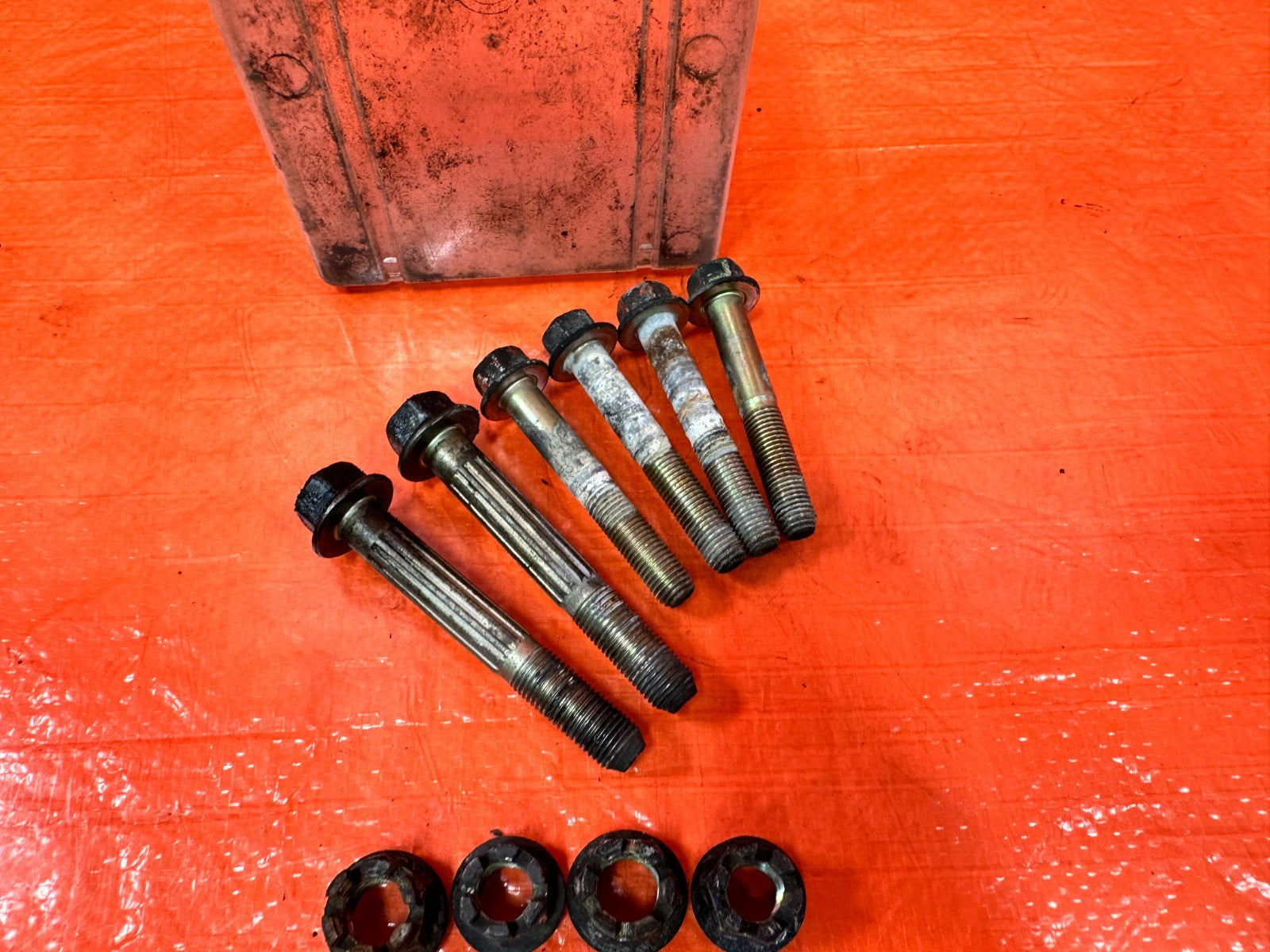 97 01 HONDA PRELUDE   FRONT LOWER CONTROL ARM BOLTS HARDWARE   OEM #3223