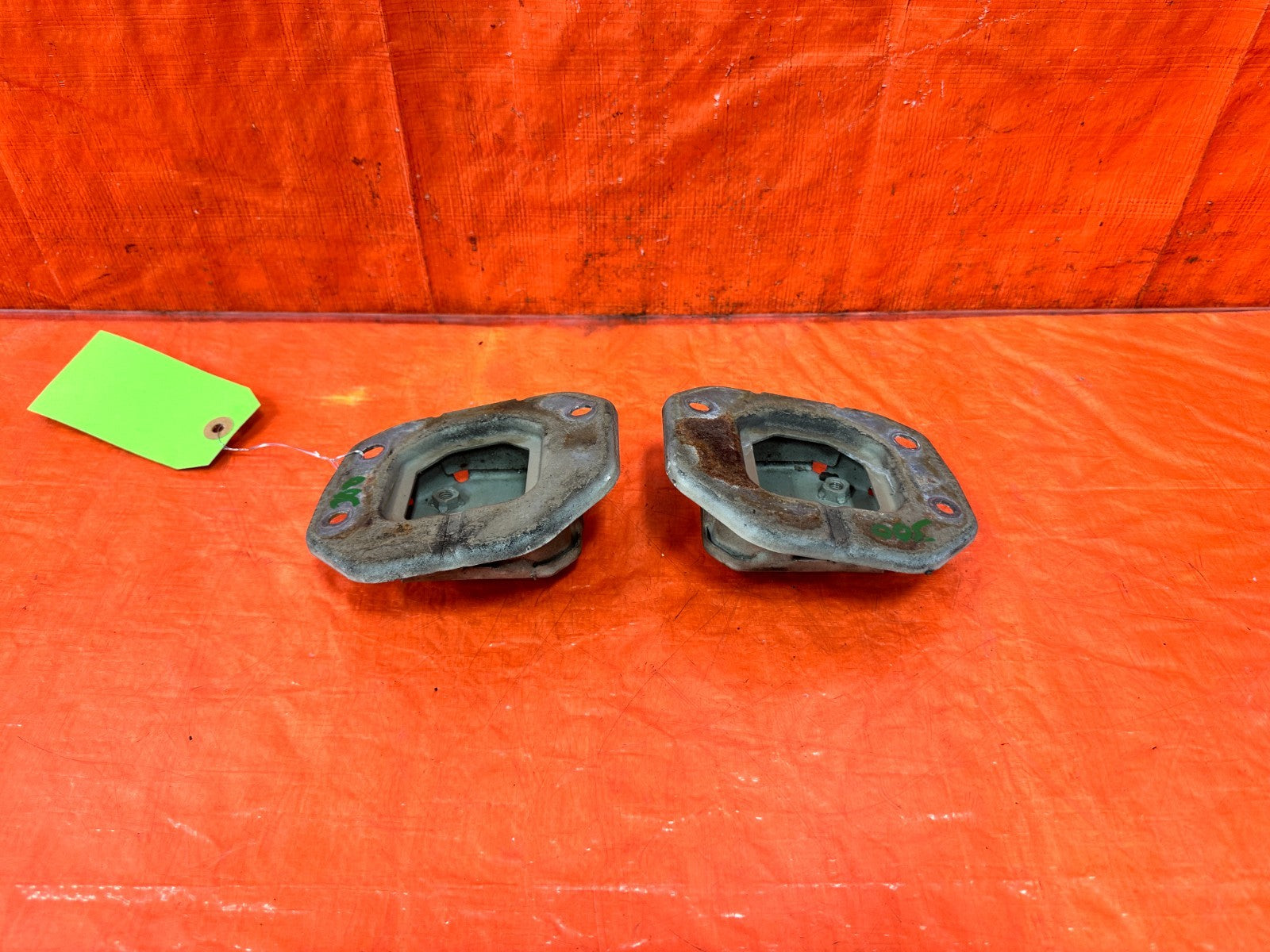 06 11 CIVIC 4D SEDAN   LEFT AND RIGHT   REAR   CRASH BAR CRASH BEAM BRACKETS OEM4