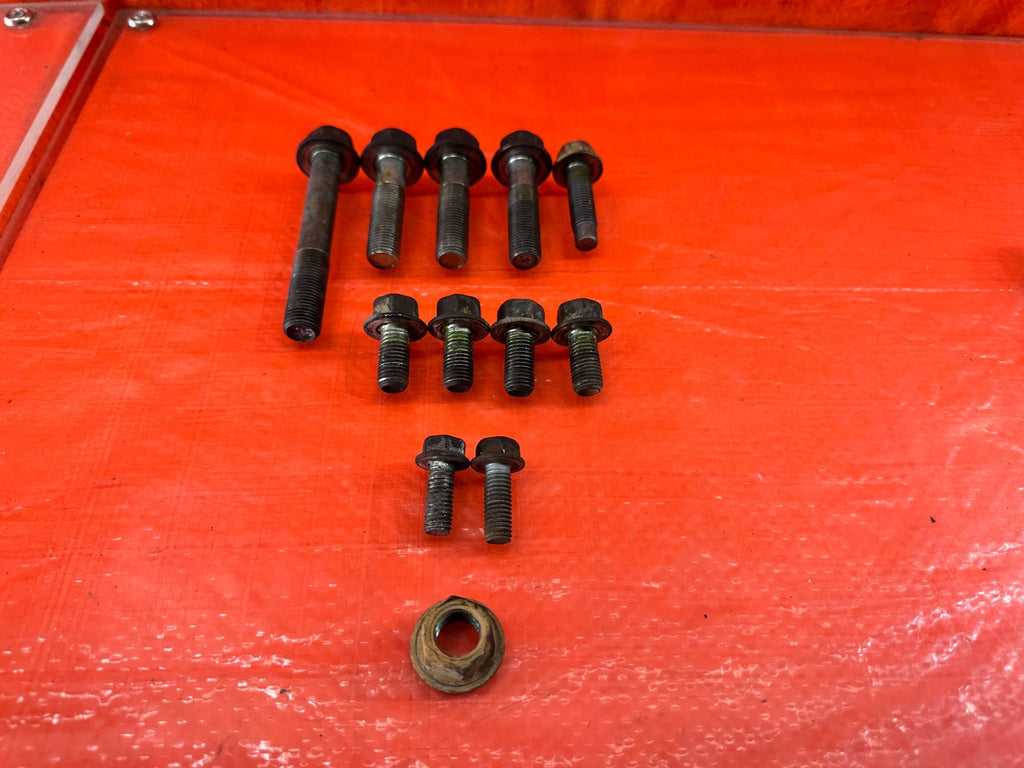 04 08 ACURA TSX   K24A2   FRONT ENGINE MOTOR MOUNT BOLTS HARDWARE   OEM #1960