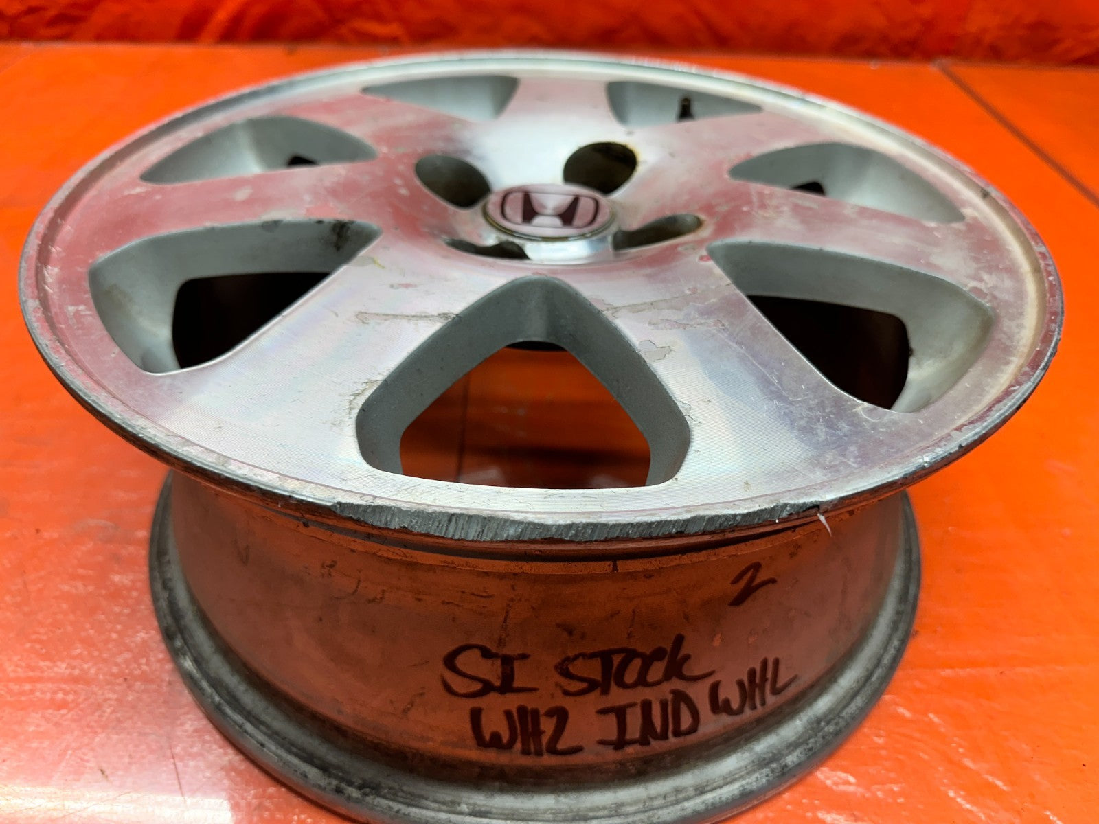 99 00 HONDA CIVIC SI EM1 15" 7 SPOKE ALLOY WHEEL RIM OEM OE FACTORY2