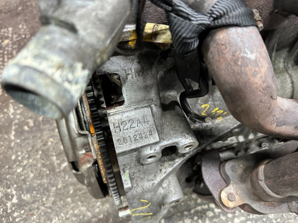 97 01 HONDA PRELUDE 2.2L H22A4 NON SH ENGINE MOTOR LONG BLOCK ASSEMBLY OEM #DNP111