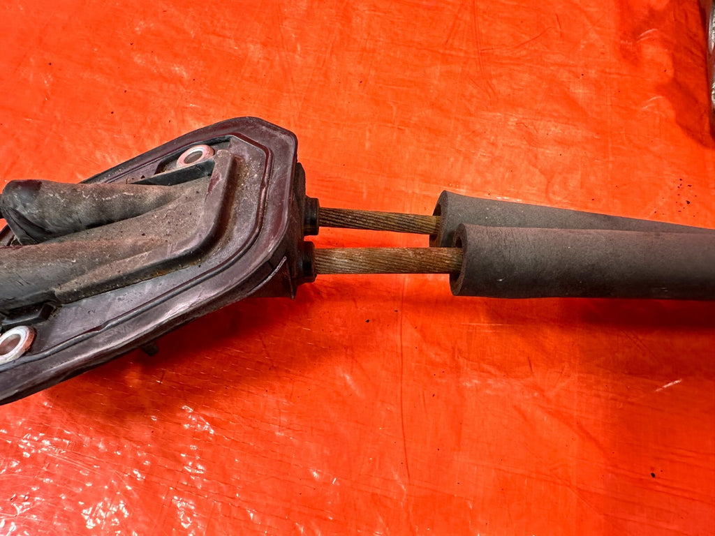 92 96 HONDA PRELUDE   MANUAL STICK SHIFT SHIFTER CABLE SET CABLES WIRES OEM #2739