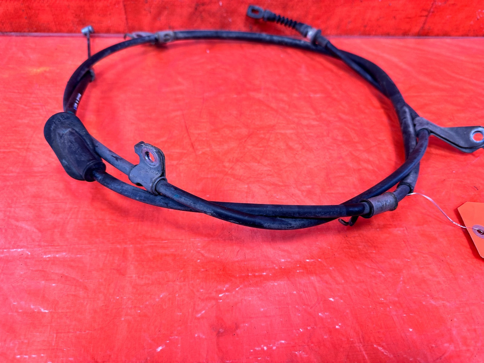 06 11 HONDA CIVIC SI   PASSENGER RIGHT REAR EMERGENCY BRAKE CABLE   OEM #3004