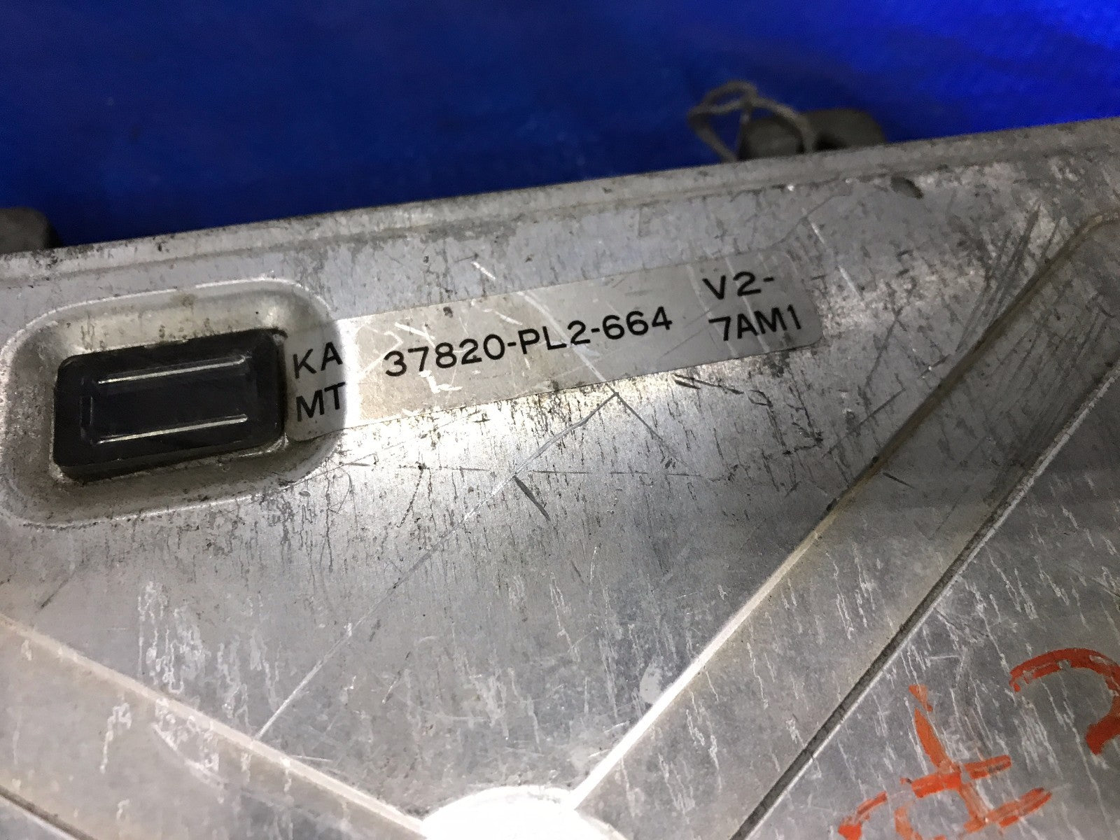 OEM 1987 87 ACURA LEGEND ENGINE COMPUTER ECU ECM EBX   37820 PL2 6641