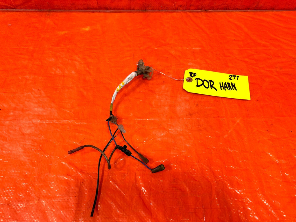 1989 89 HONDA CRX DX SI RIGHT FRONT DOOR WIRING HARNESS WIRE LOOM 2770