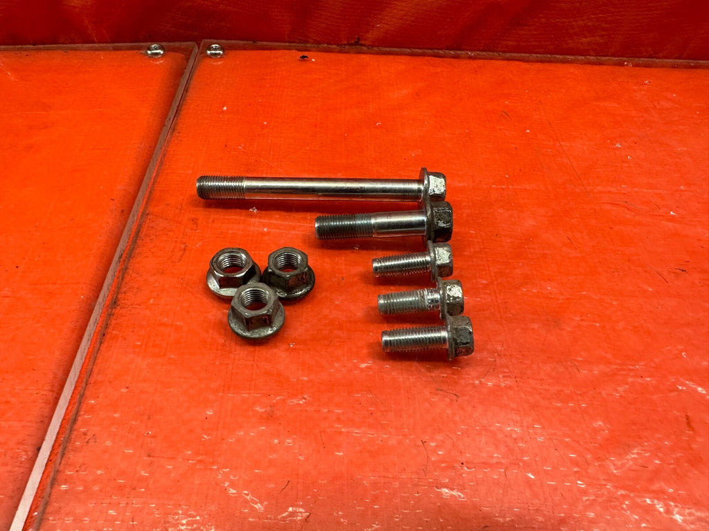 09 12 LANCER EVOLUTION X EVO 10 4B11T ENGINE POST MOUNT BOLTS HARDWARE OEM #2068