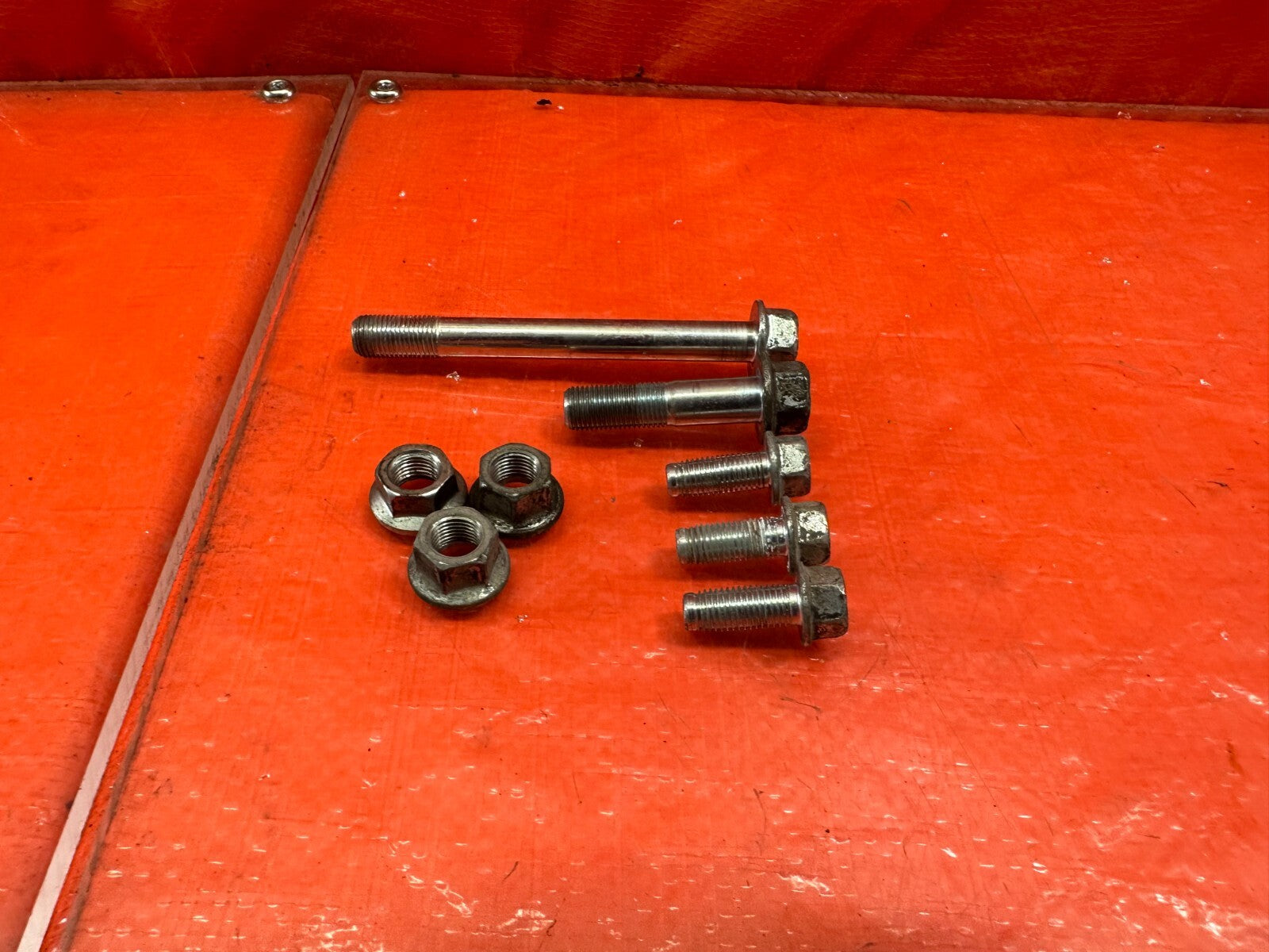 09 12 LANCER EVOLUTION X EVO 10 4B11T ENGINE POST MOUNT BOLTS HARDWARE OEM #2068