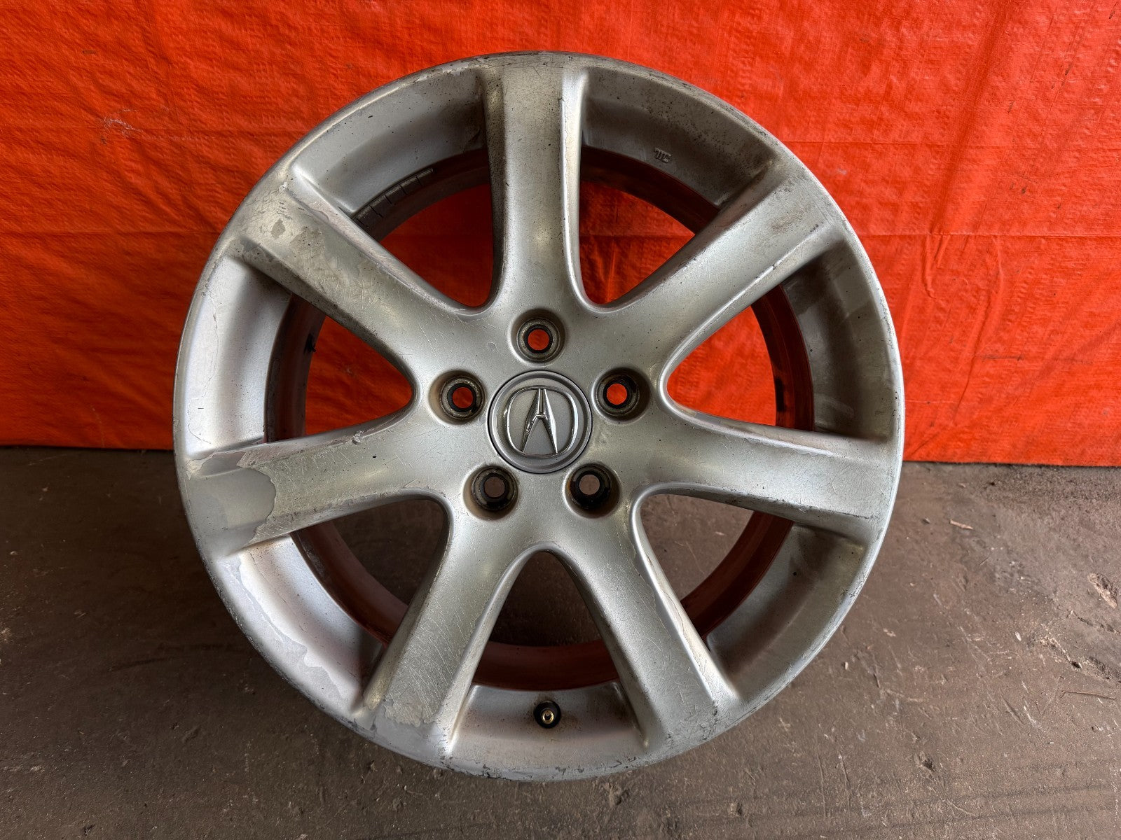 04 05 ACURA TSX   INDIVIDUAL SINGLE WHEEL RIM   7 SPOKE   OEM FACTORY #3240