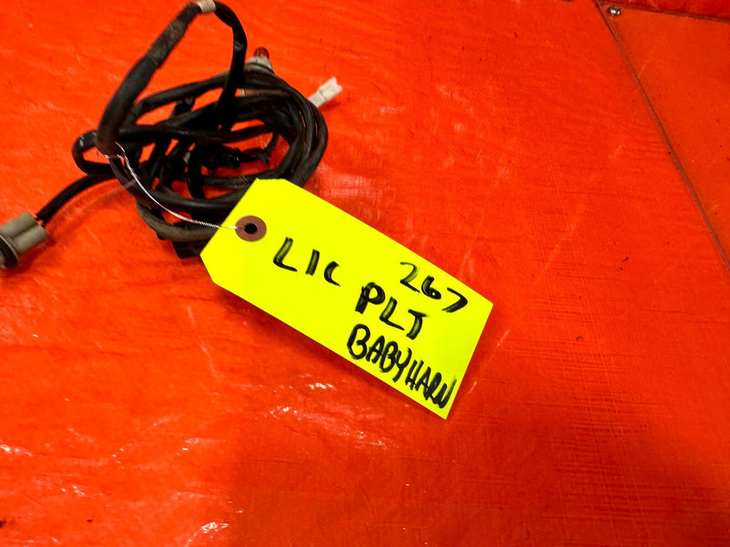 90 93 MAZDA MX 5 MIATA   LICENSE PLATE LIGHT LAMP HARNESS   OEM FACTORY #2674