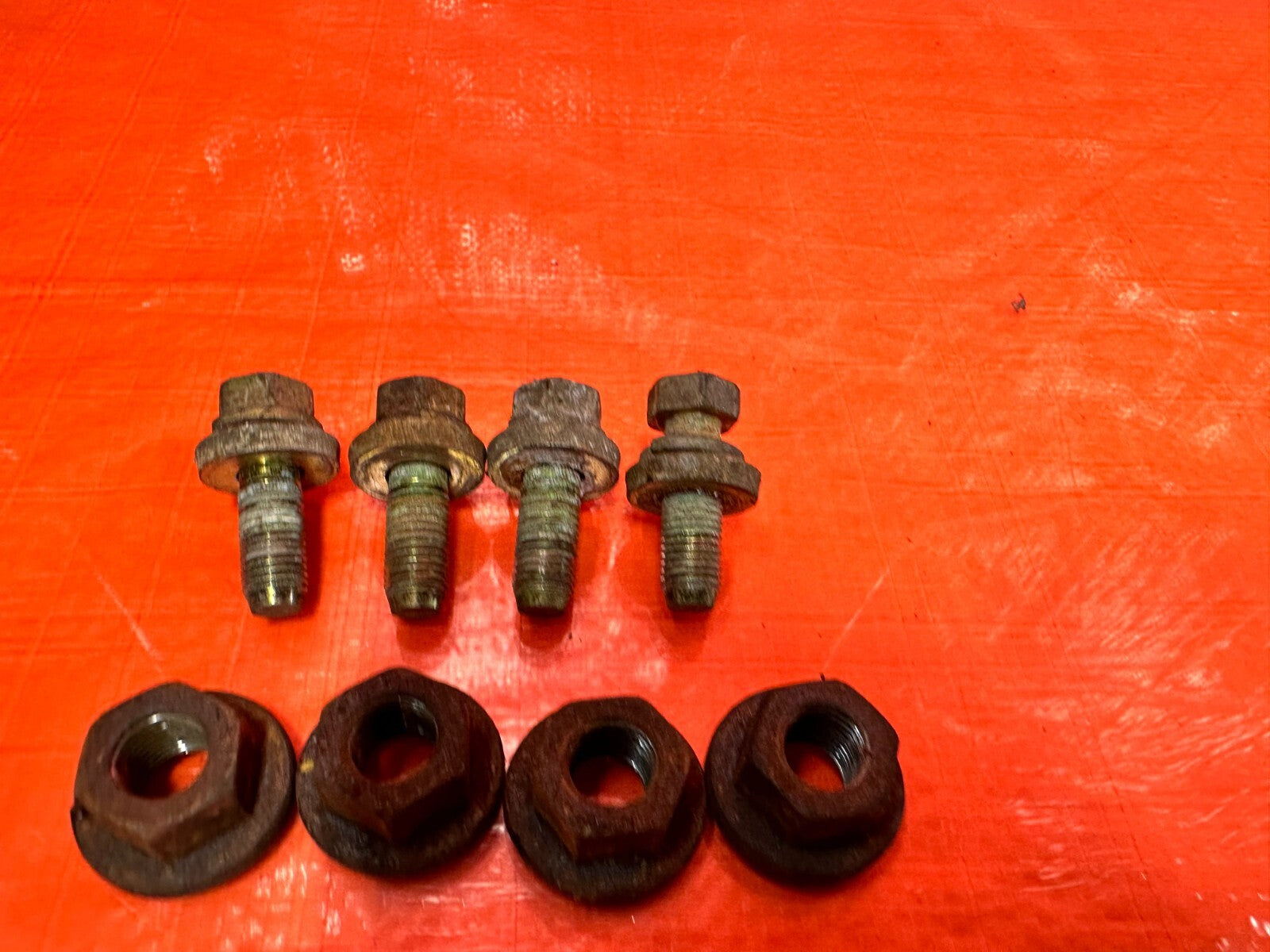 90 93 MAZDA MX 5 MIATA   FRONT SUBFRAME CROSSMEMBER BOLTS HARDWARE   OEM #2675