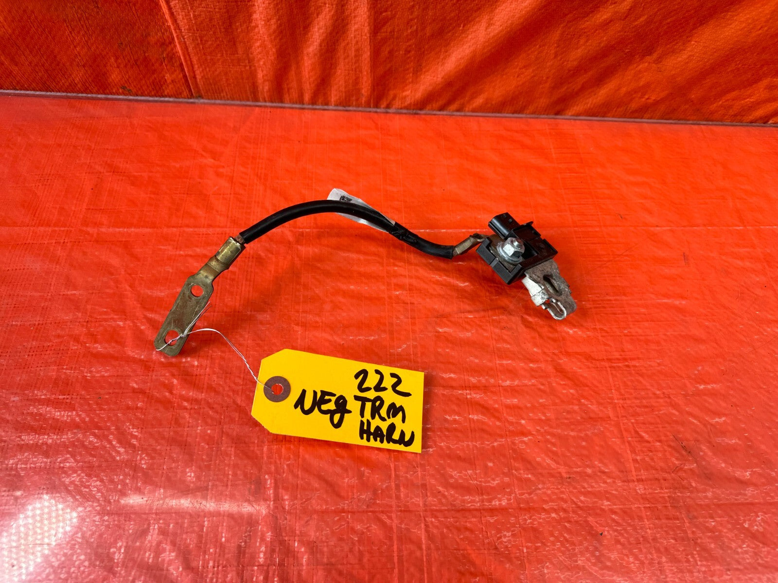 16 20 INFINITI Q50 Q60 3.0L   NEGATIVE TERMINAL BATTERY GROUND WIRE HARNESS #2220