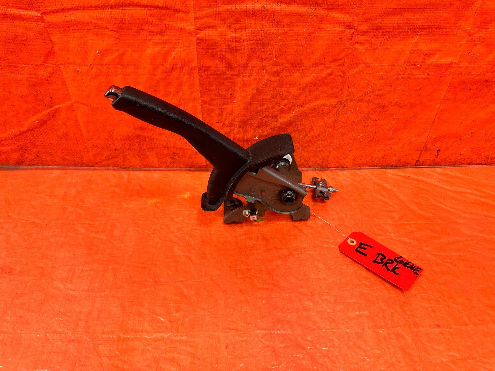 13 16 HYUNDAI GENESIS COUPE   LEATHER EMERGENCY PARKING BRAKE HANDLE OEM GENE0