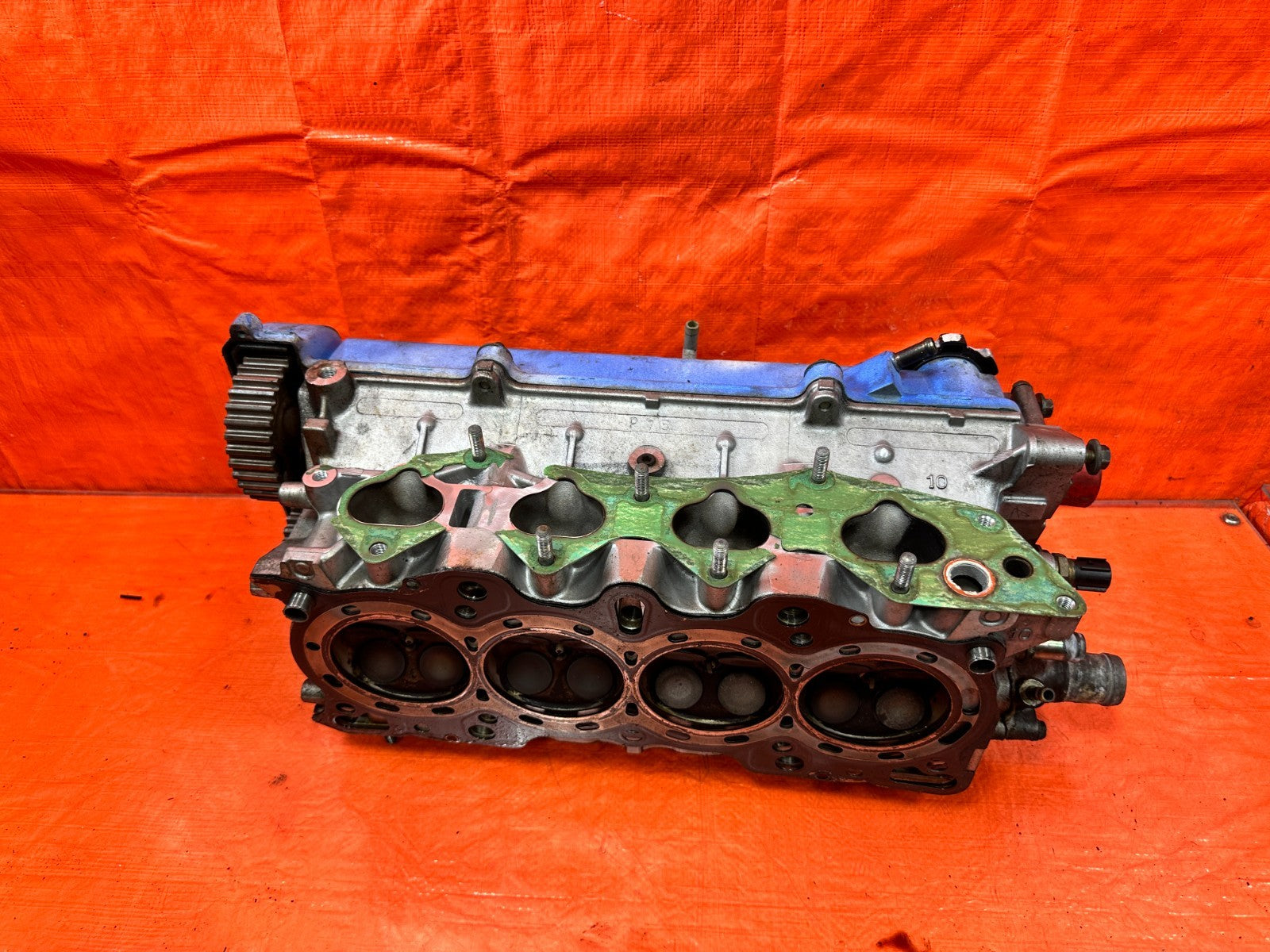 94 01 ACURA INTEGRA   NON VTEC   B18B1 B18B CYLINDER HEAD   COMPLETE W/ COVER3