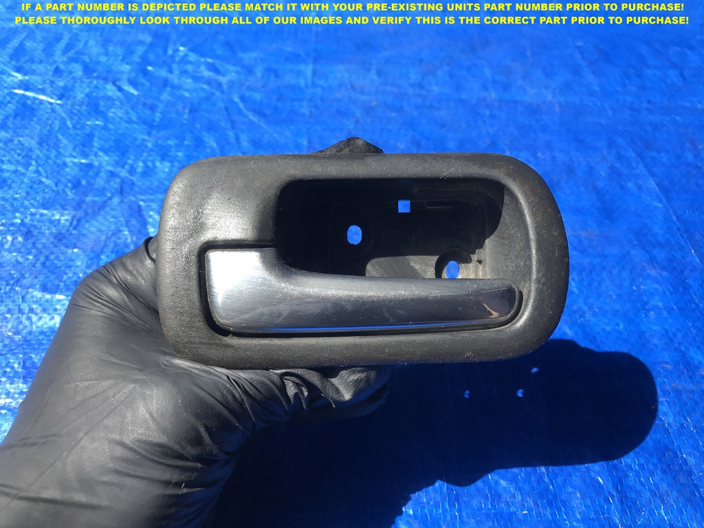 OEM 2001 2002 2003 HONDA CIVIC SEDAN DRIVER LEFT REAR INTERIOR DOOR HANDLE 0