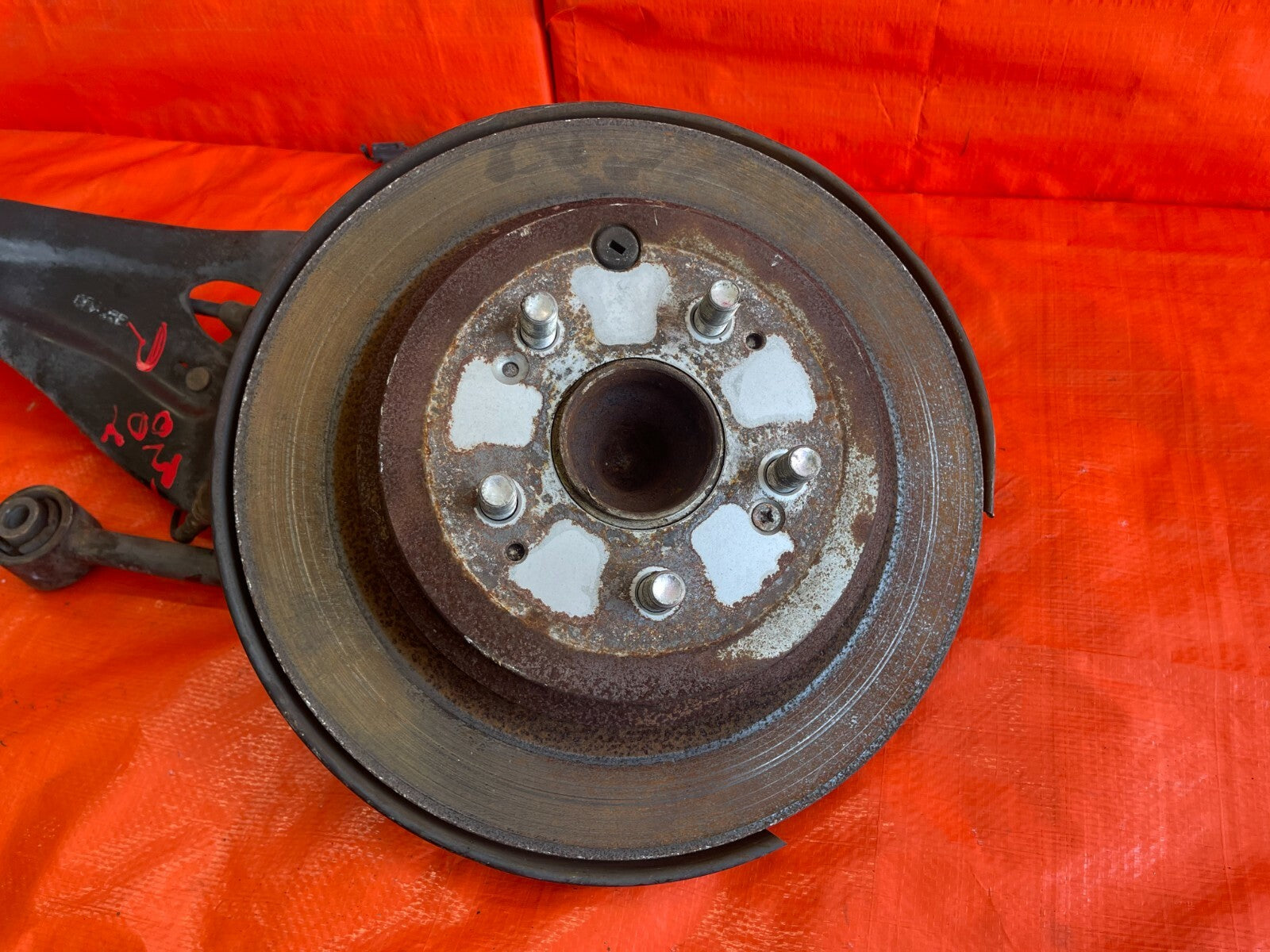 11 17 HONDA ODYSSEY   PASSENGER RIGHT REAR   SPINDLE KNUCKLE HUB W/ CONTROL ARM3