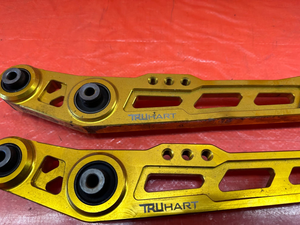 92 94 HONDA CIVIC   TRUHART REAR LOWER CONTROL ARMS   LEFT & RIGHT   GOLD   #2354