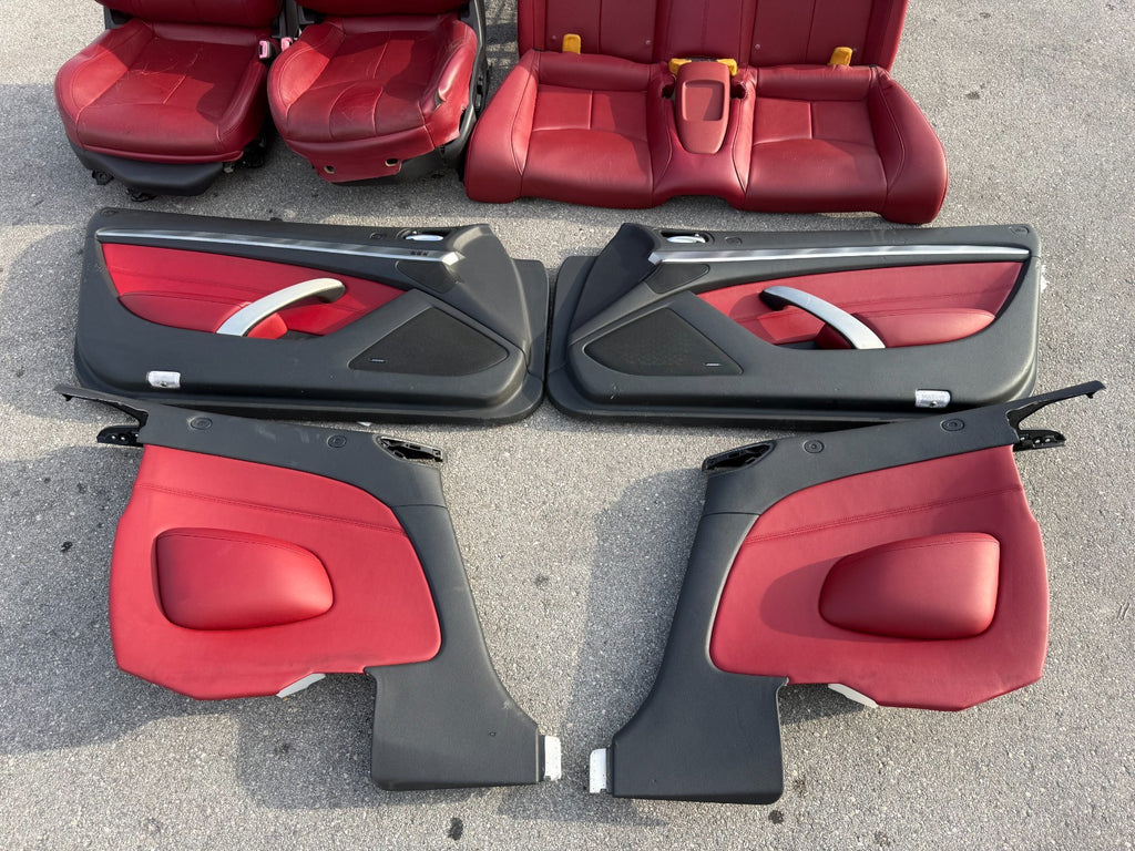 INFINITI G37 Q60 CONVERTIBLE IPL EDITION FRONT SEATS REAR SEATS DOOR PANELS OEM12