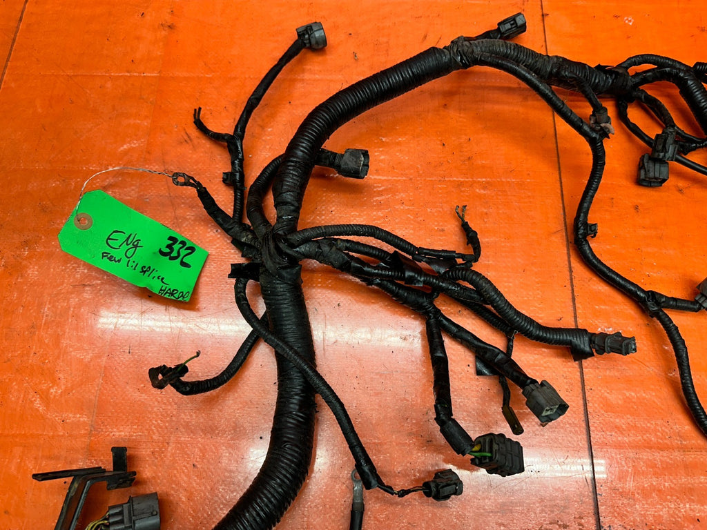 1996 HONDA PRELUDE H22A MT MANUAL ENGINE WIRE HARNESS OEM #33219