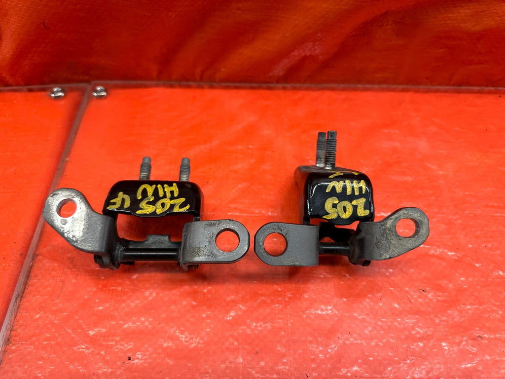 04 08 ACURA TSX   DRIVER LEFT REAR   DOOR HINGE SET UPPER LOWER   OEM #20510