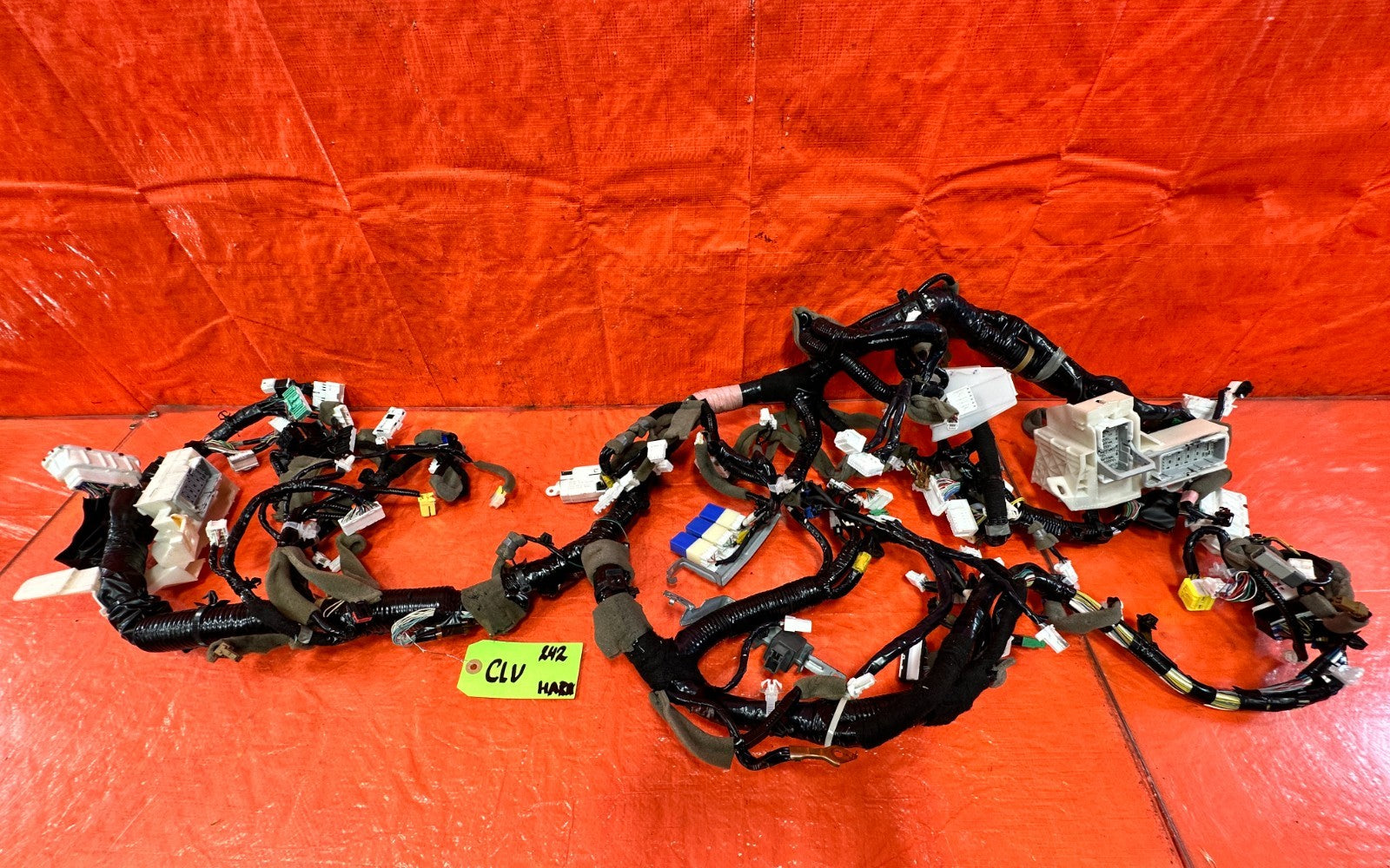 17 INFINITI Q50 RED SPORT 400 DASH BOARD CLUSTER WIRING HARNESS WIRE LOOM #2420