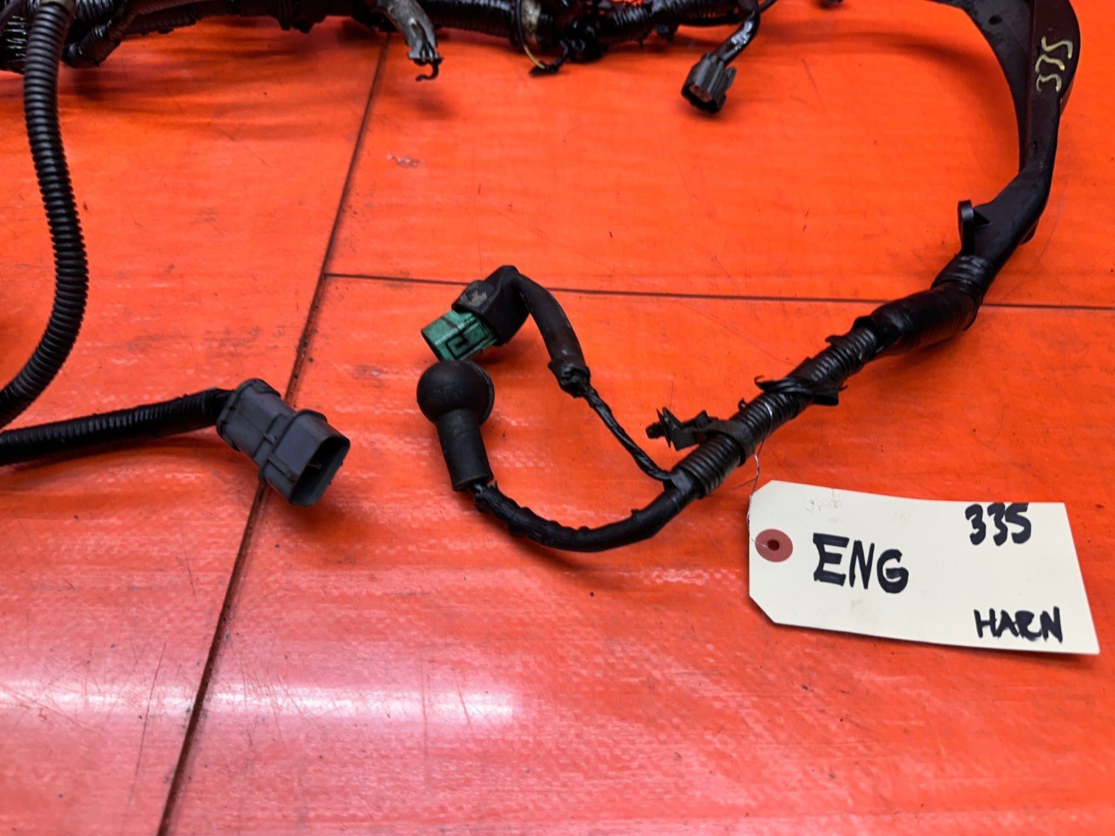 97 01 HONDA PRELUDE 2.2L H22A MT MANUAL ENGINE MOTOR WIRE WIRING HARNESS #3354