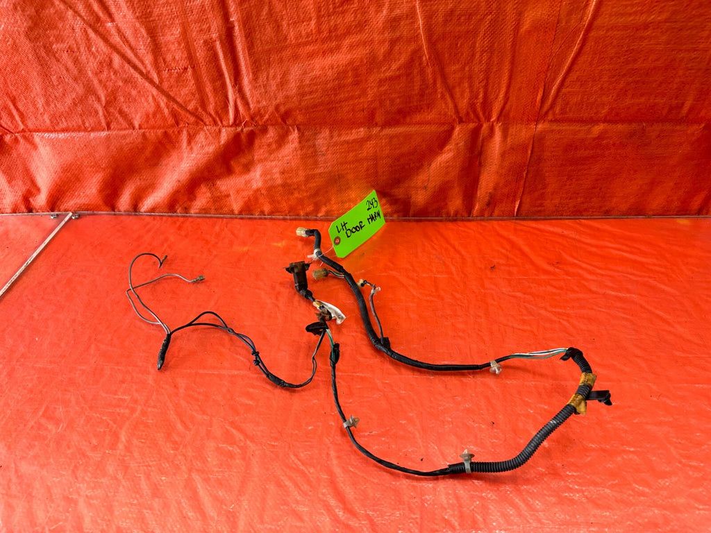 1989 89 HONDA CRX DX SI DRIVER LEFT FRONT DOOR WIRING HARNESS WIRE LOOM 2430