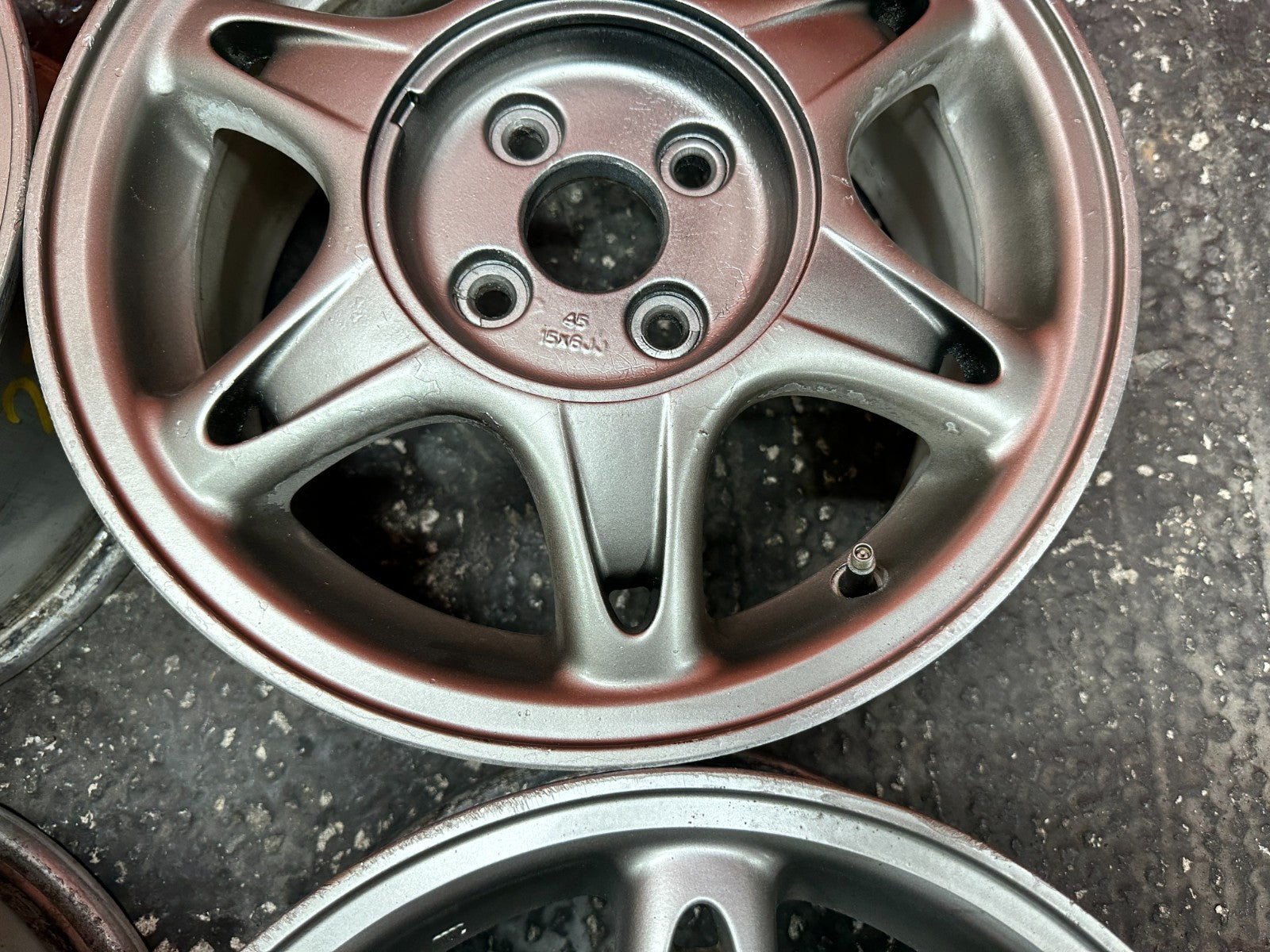 94 01 ACURA INTEGRA SNOWFLAKE WHEELS RIMS OEM FACTORY OE #2744