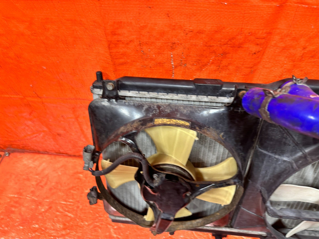 97 98 HONDA PRELUDE BASE   100% COMPLETE RADIATOR SET W/ FANS / HOSES / OEM 3237