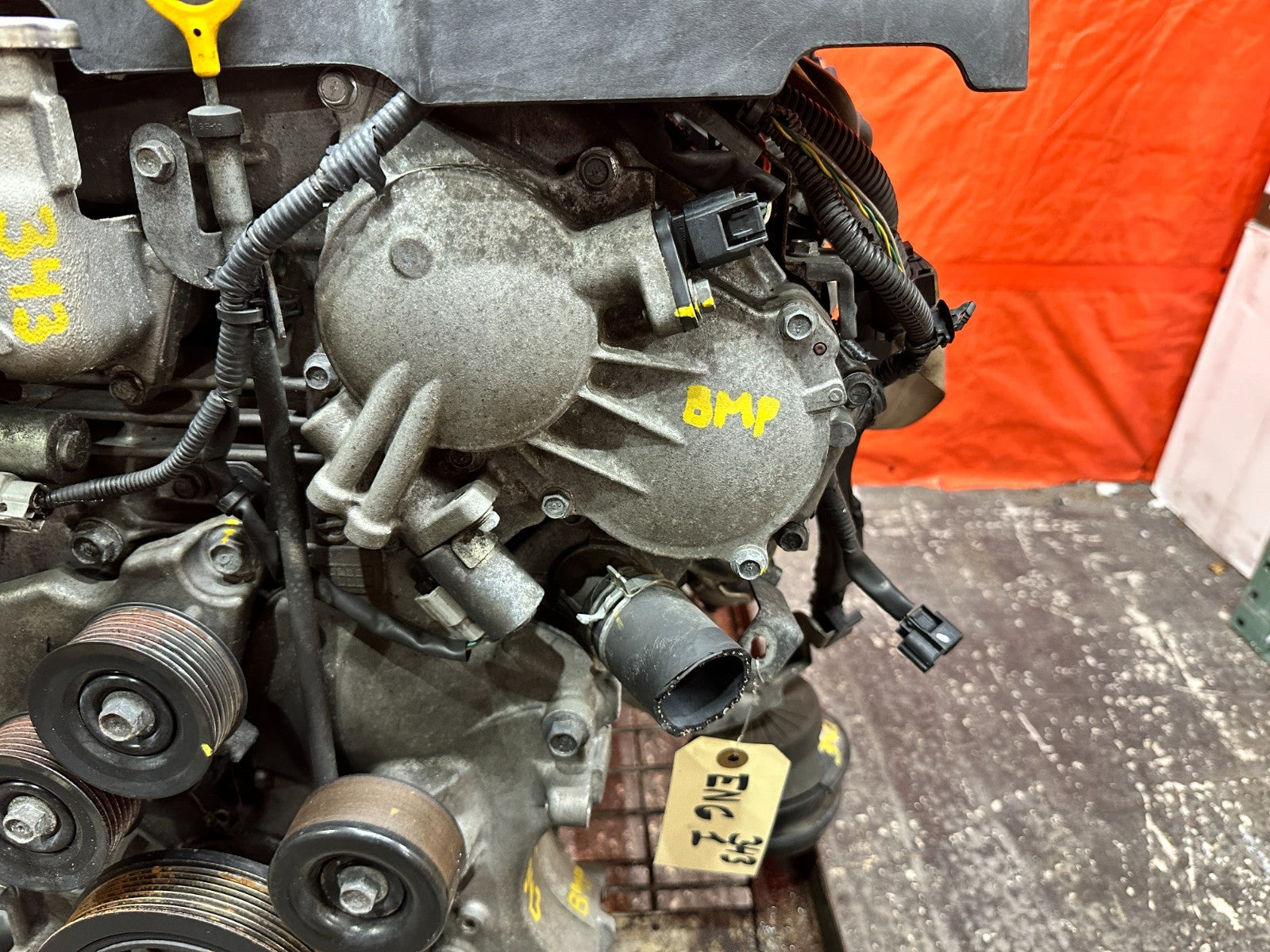 09-13 INFINITI G37 & MORE MODELS - VQ37VHR RWD ENGINE MOTOR LONG BLOCK - 62K MLS1