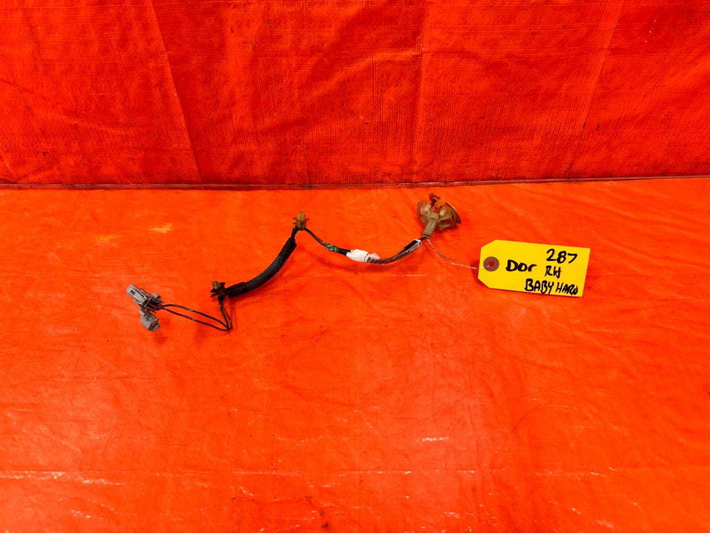 96 00 HONDA CIVIC   HATCHBACK   LEFT OR RIGHT   DOOR SPEAKER HARNESS OEM 2870