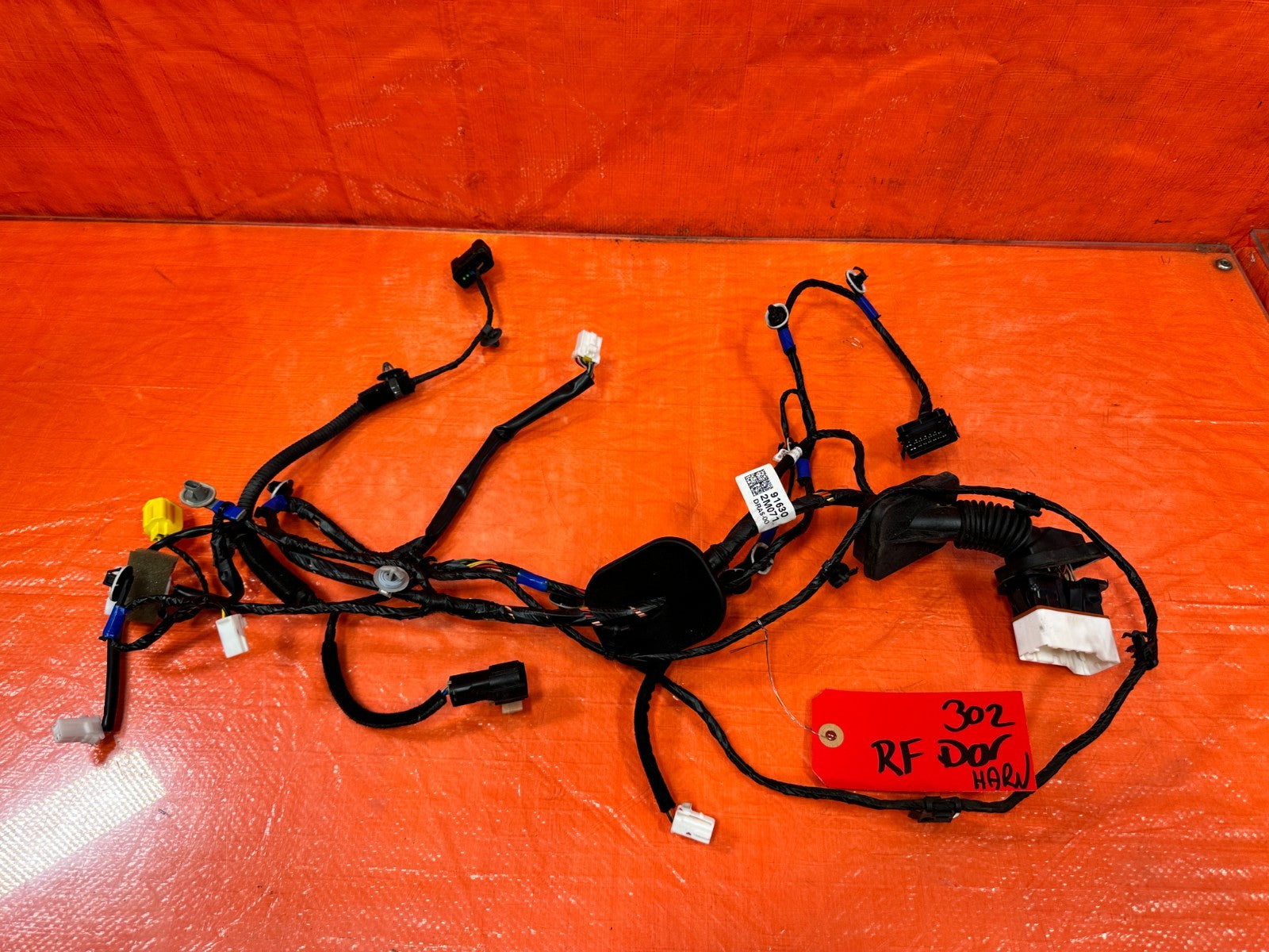 2013 13  HYUNDAI GENESIS COUPE   PASSENGER RIGHT DOOR HARNESS WIRE LOOM OEM 3021