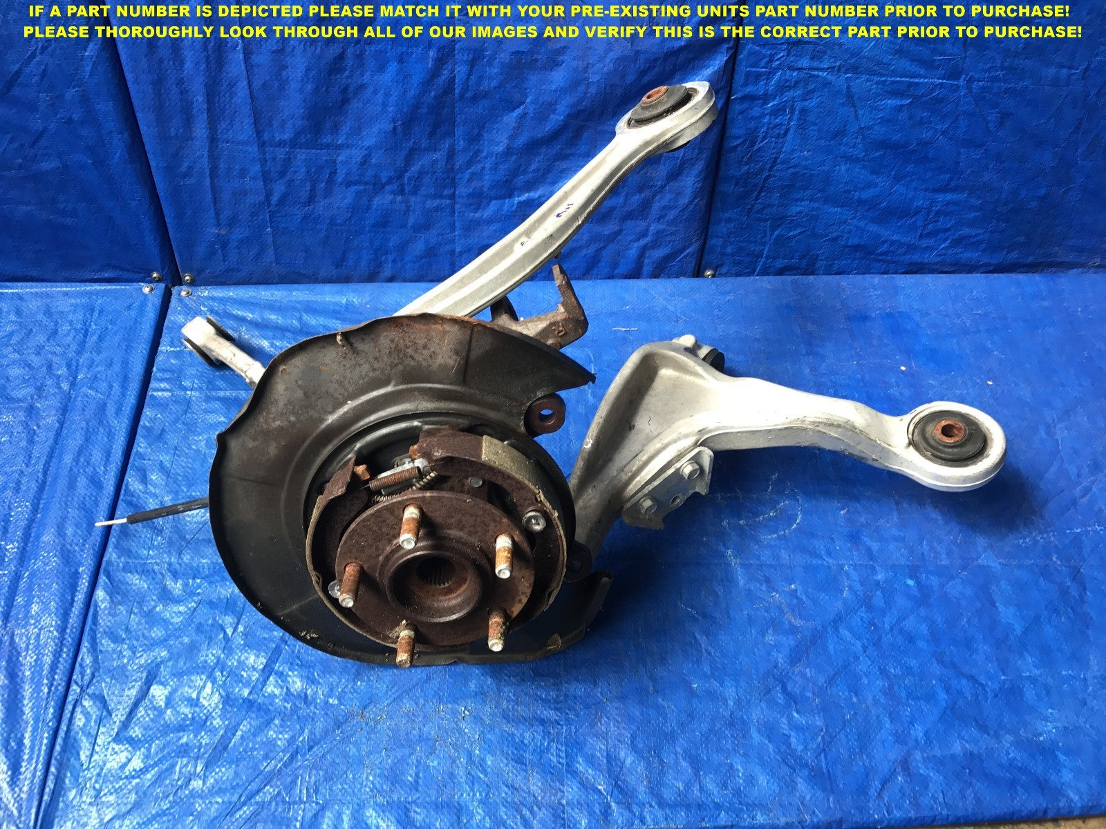 OEM 2008 2015 MITSUBISHI EVOLUTION PASSENGER RIGHT REAR KNUCKLE SPINDLE 100%0