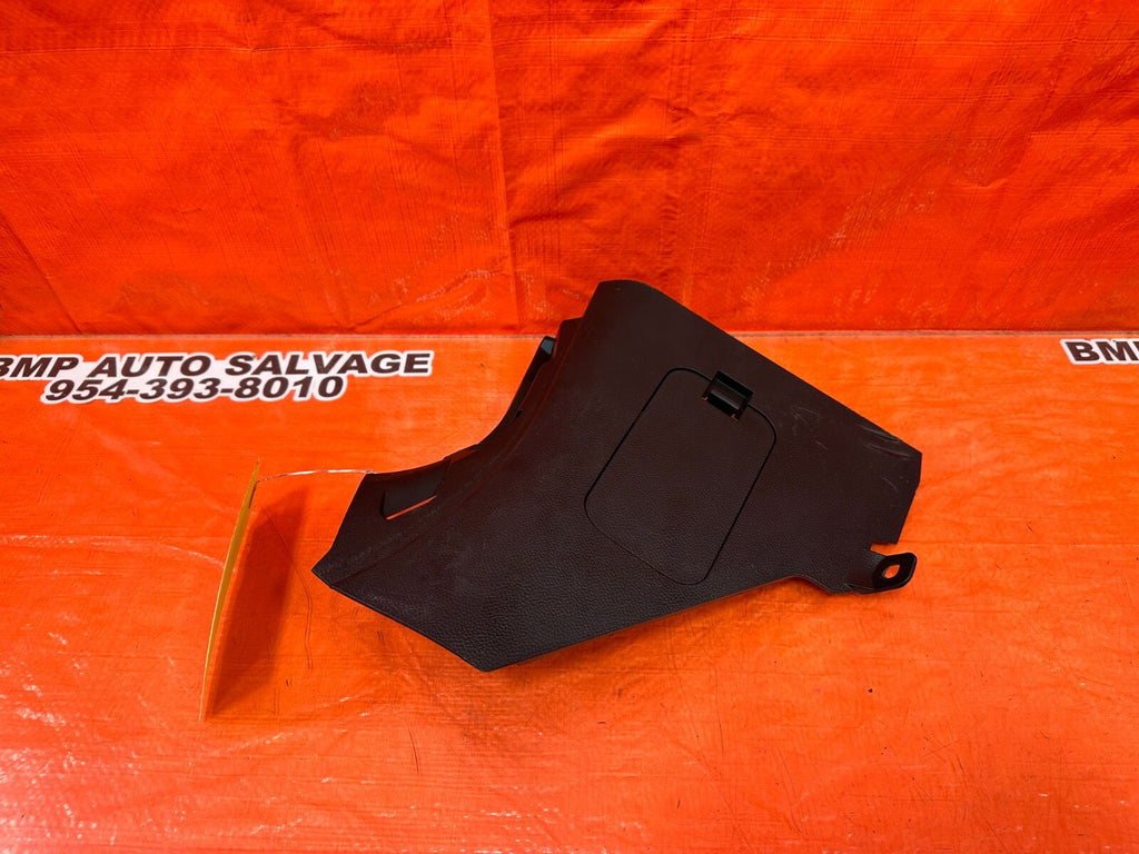 08 13 INFINITI G37 COUPE 2D   KICK PANEL   DRIVER LEFT SIDE   BLACK   OEM #2450
