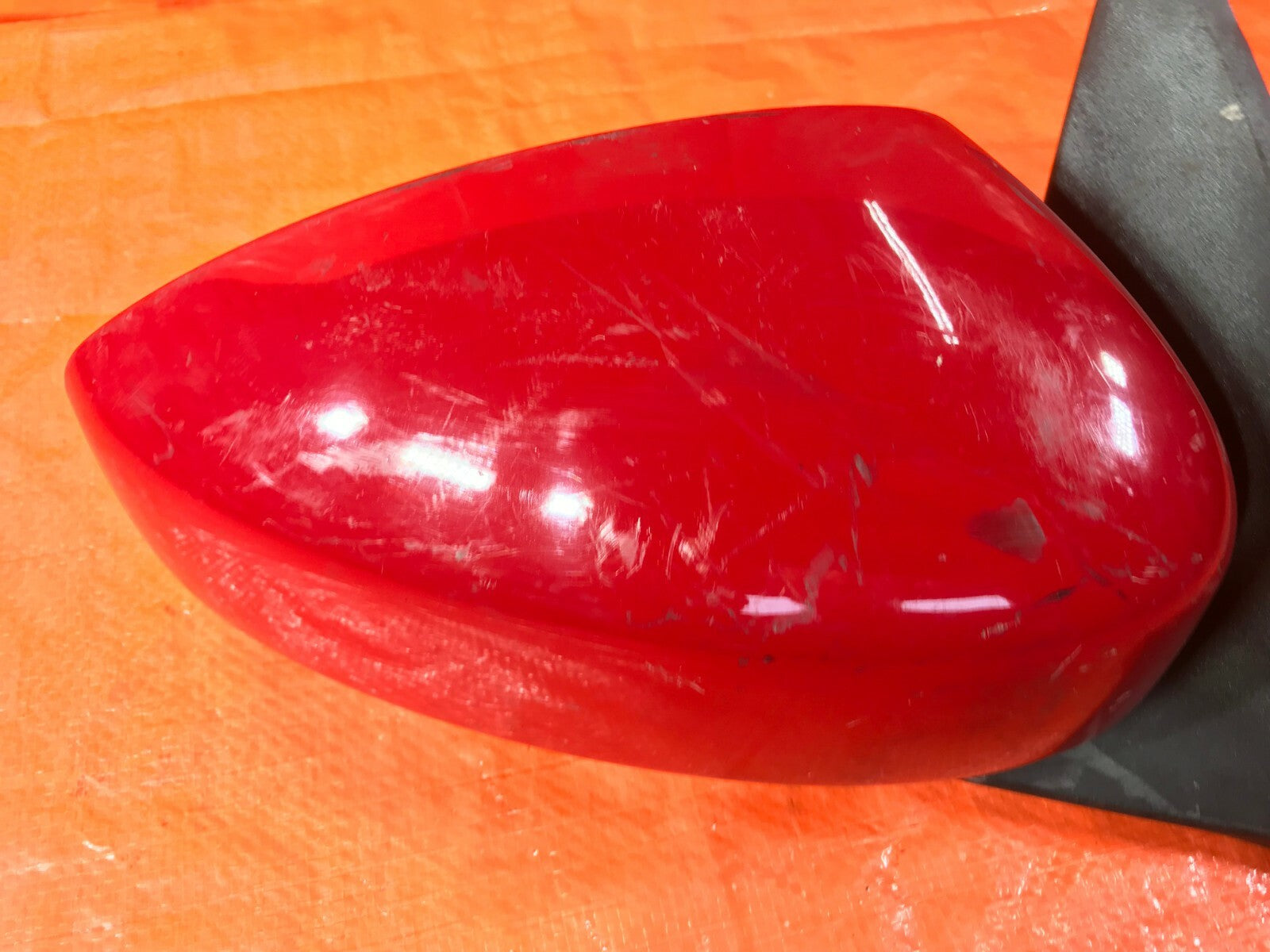 OEM 2003 2004 2005 G35   COUPE   PASSENGER RIGHT SIDE VIEW MIRROR   RED 3