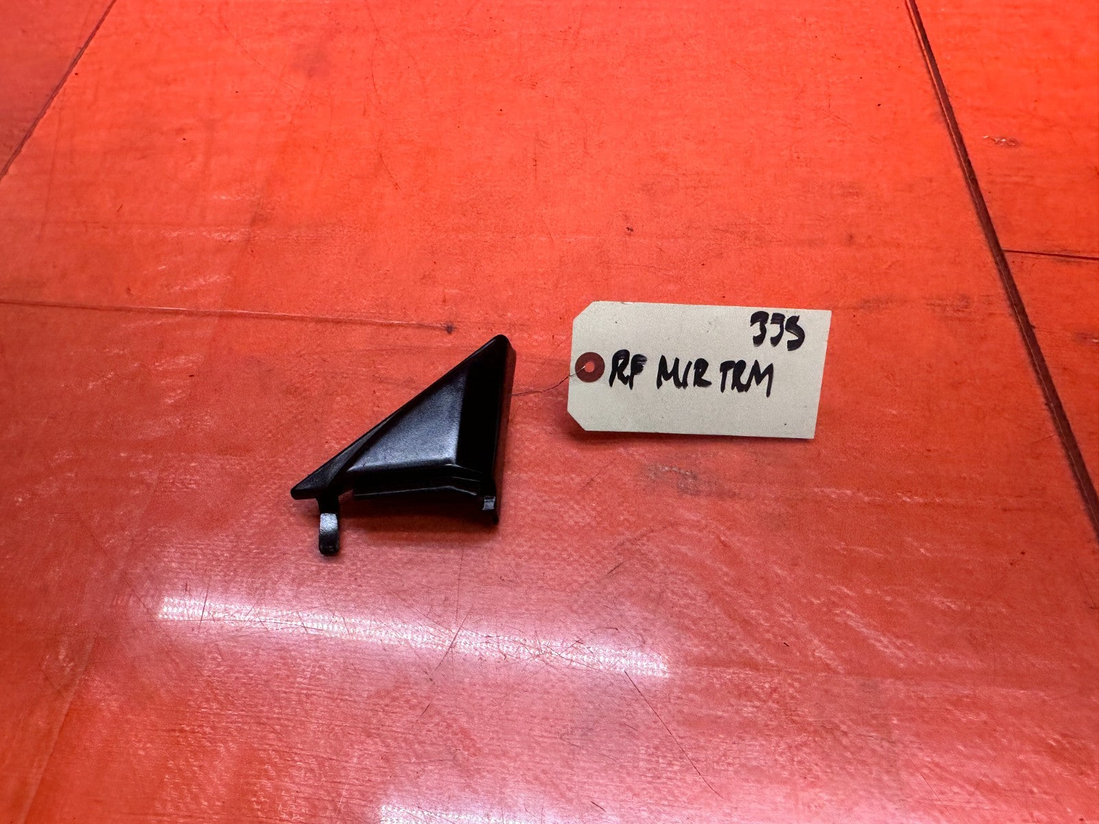 97 01 HONDA PRELUDE 2.2L PASSENGER RIGHT INNER DOOR MIRROR COVER TRIM OEM #3350