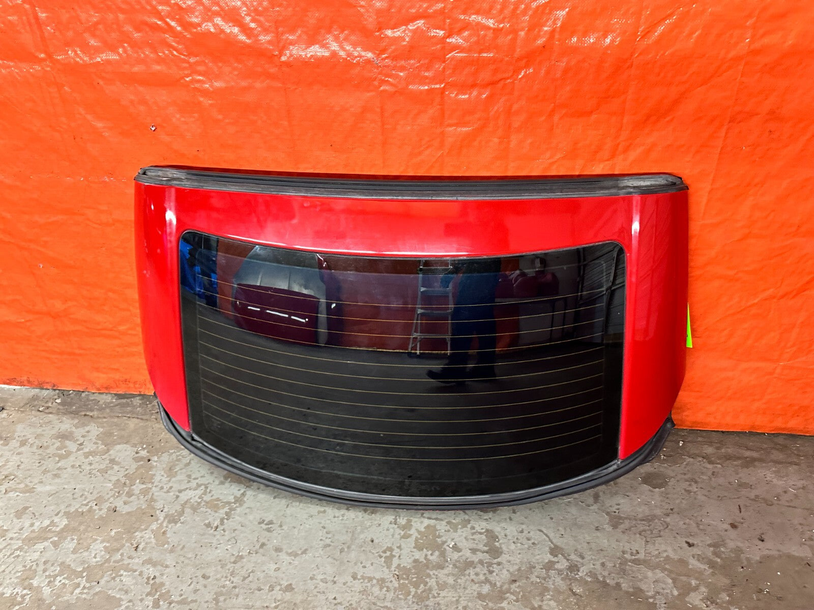 02 08 LEXUS SC430   CONVERTIBLE TOP REAR GLASS PORTION   OEM FACTORY OE #2618