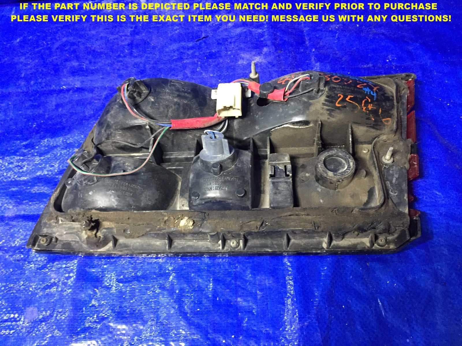 OEM 1984 1985 1986 NISSAN 300ZX PASSENGER RIGHT TAIL LIGHT IMPERFECTIONS8