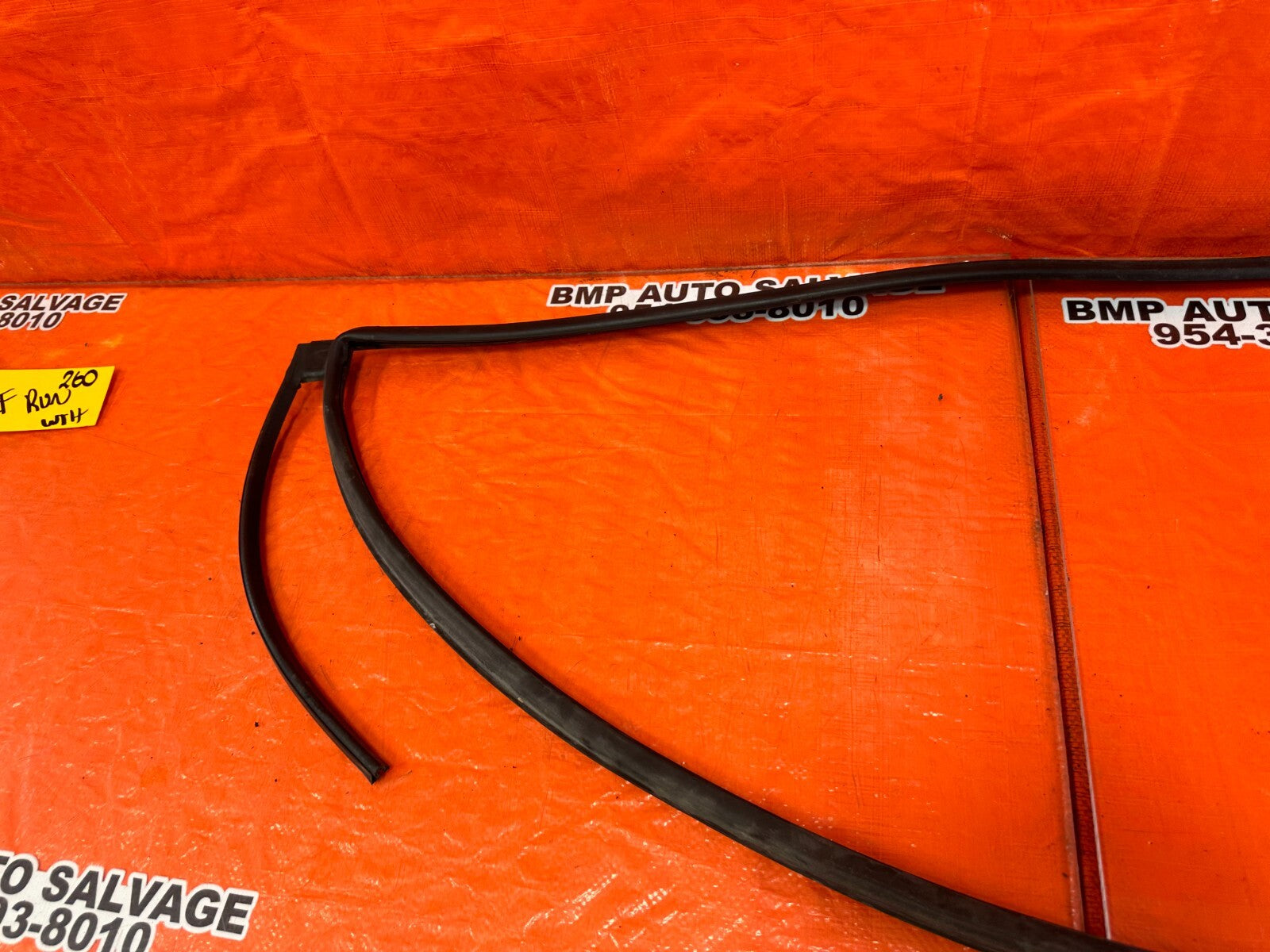 06 11 CIVIC 4D SEDAN   PASSENGER RIGHT REAR WEATHER STRIP SEAL GASKET OEM #2607