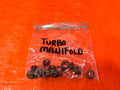 03 06 LANCER EVOLUTION VIII 8 EVO IX 9   4G63 TURBO MANIFOLD BOLTS OEM #EVO90
