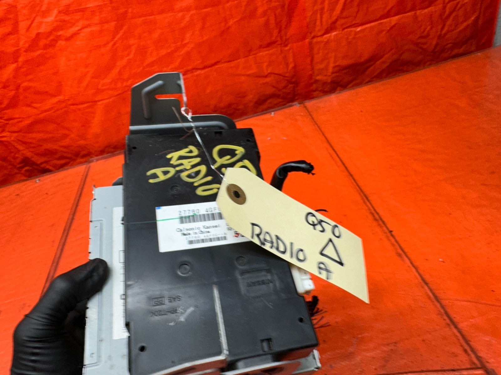 14-19 INFINITI Q50 4D A/V AV RADIO RECEIVER AMP CD PLAYER 28330 4HB3A OEM #Q5011