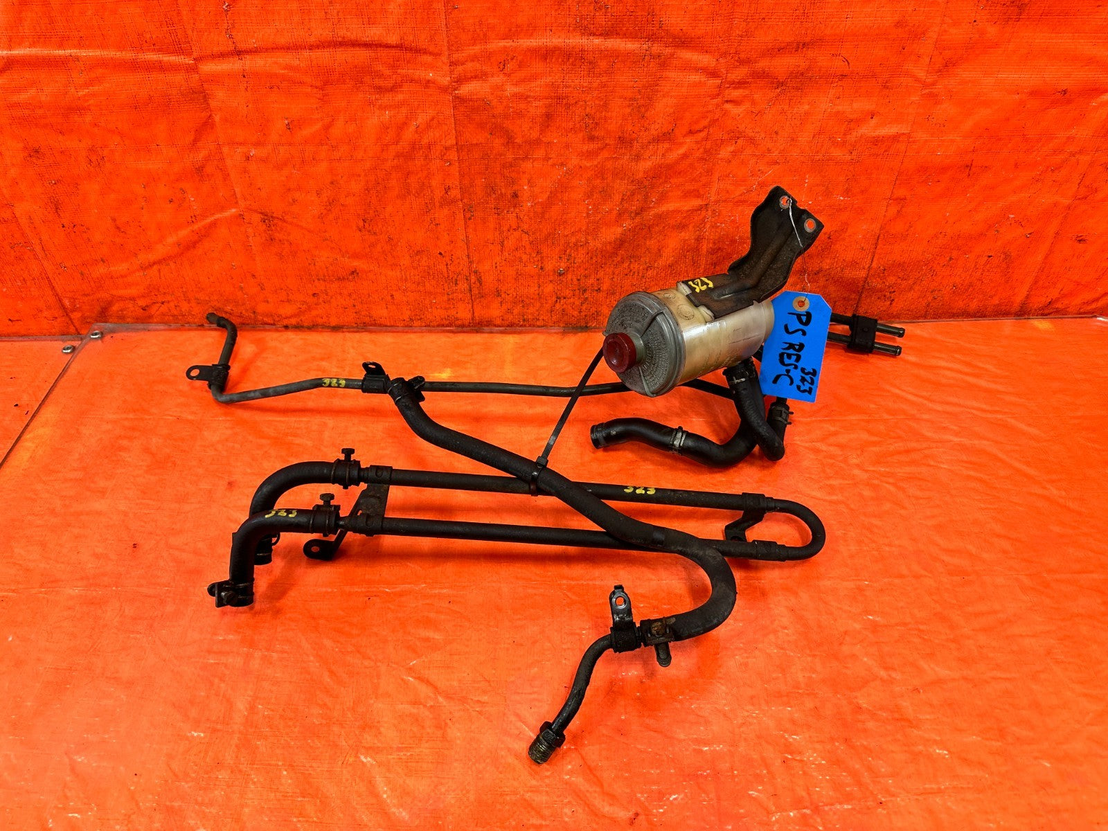 97 01 HONDA PRELUDE   POWER STEERING LINES W/ RESERVOIR TANK COMPLETE OEM #3230