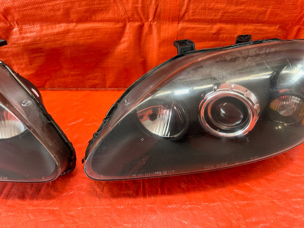 99 00 HONDA CIVIC   AFTERMARKET BRAND   PROJECTOR HEADLIGHT HEADLAMPS   #2028